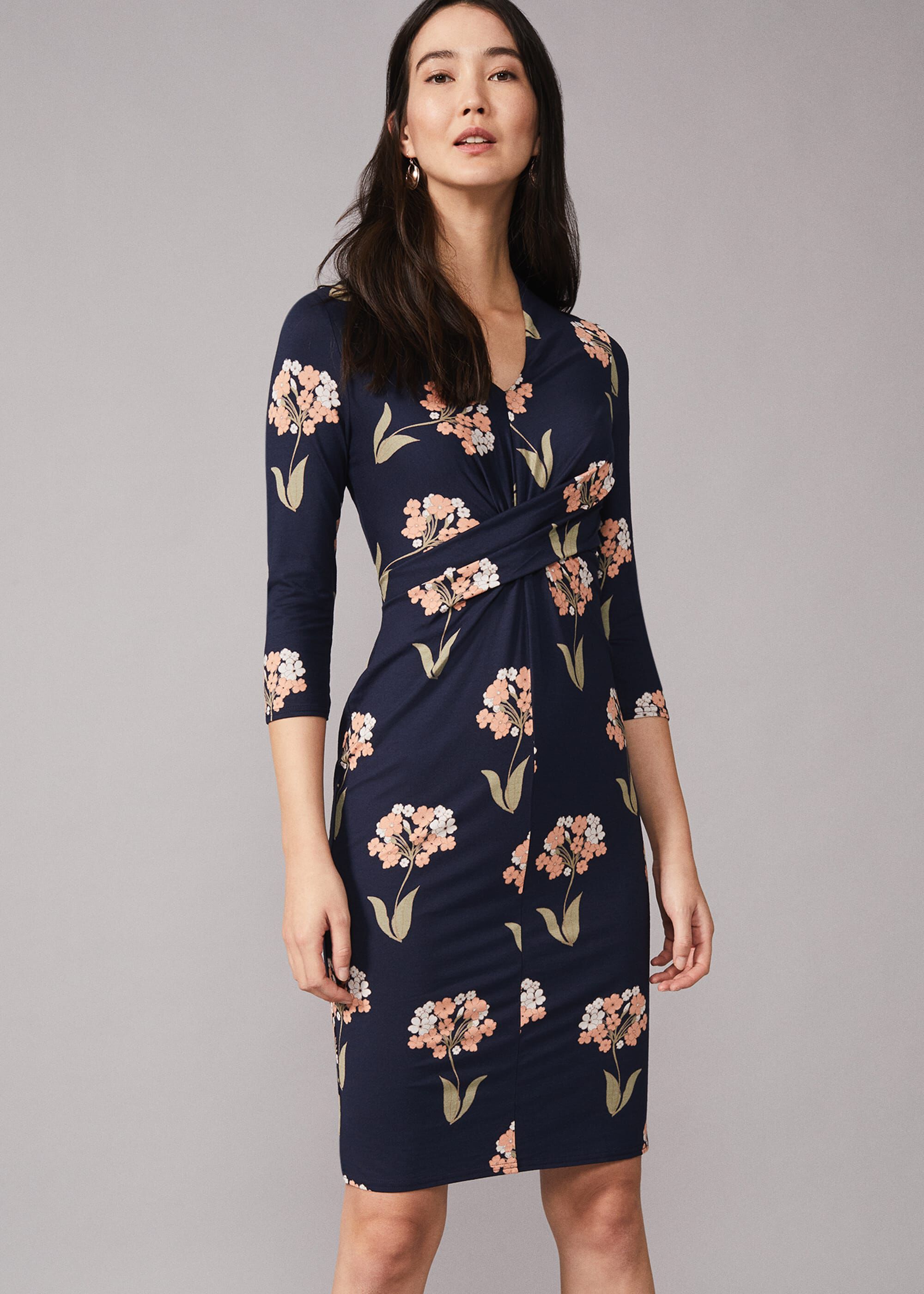 Monica Floral Jersey Dress | Phase Eight
