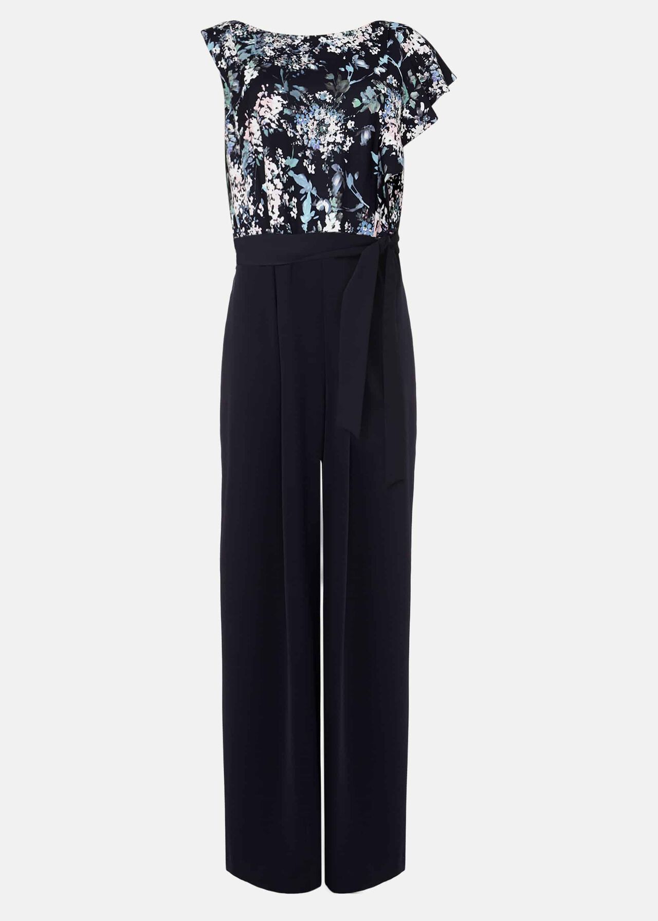 Casey Floral Bodice Tapered Jumpsuit
