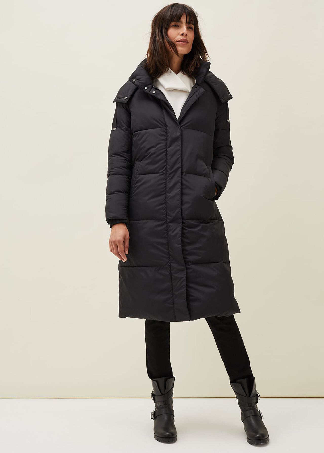 Shona Midi Quilted Puffer Coat | Phase Eight
