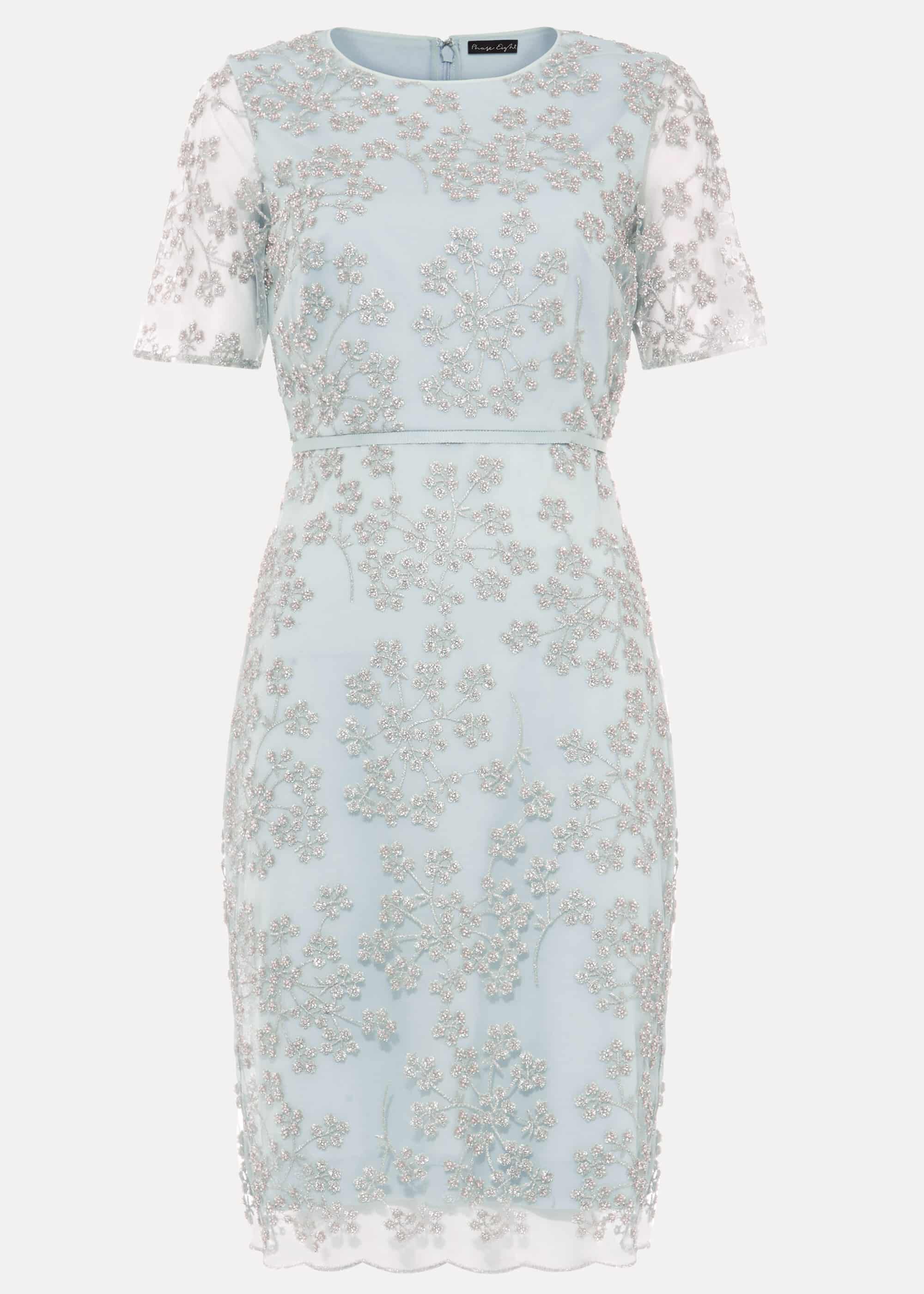 Phase eight light blue dress clearance
