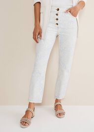 Cordelia Floral Straight Leg Jeans