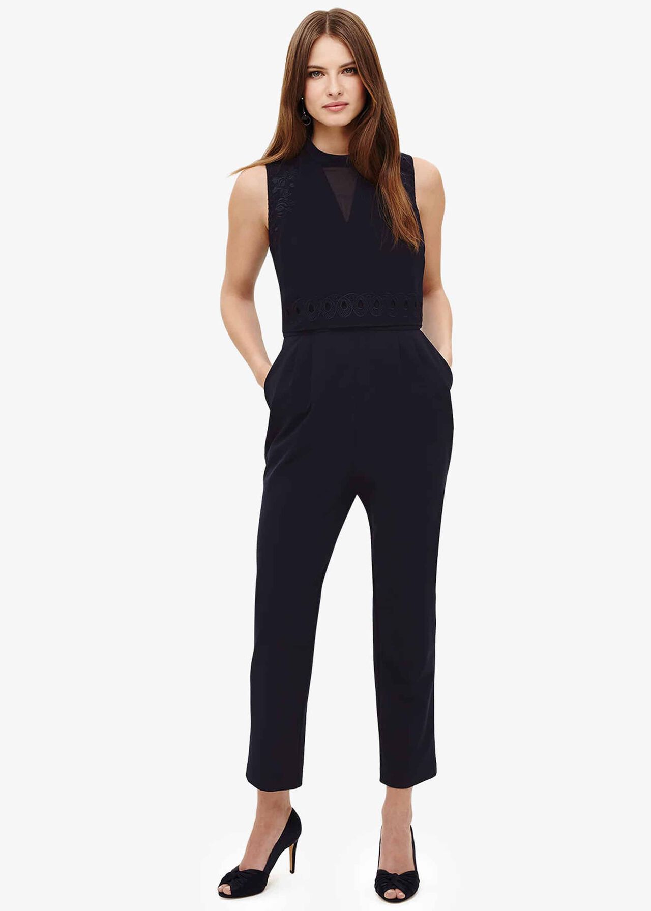 Peal Embroidered Jumpsuit