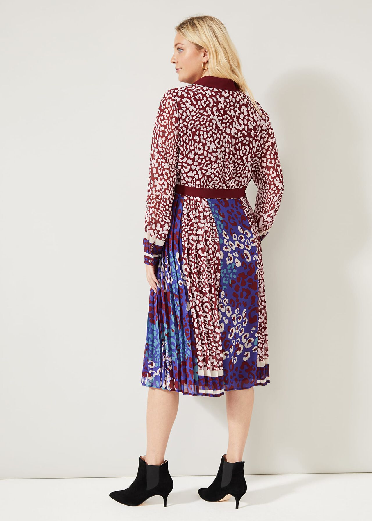 Kimi Contrast Print Dress