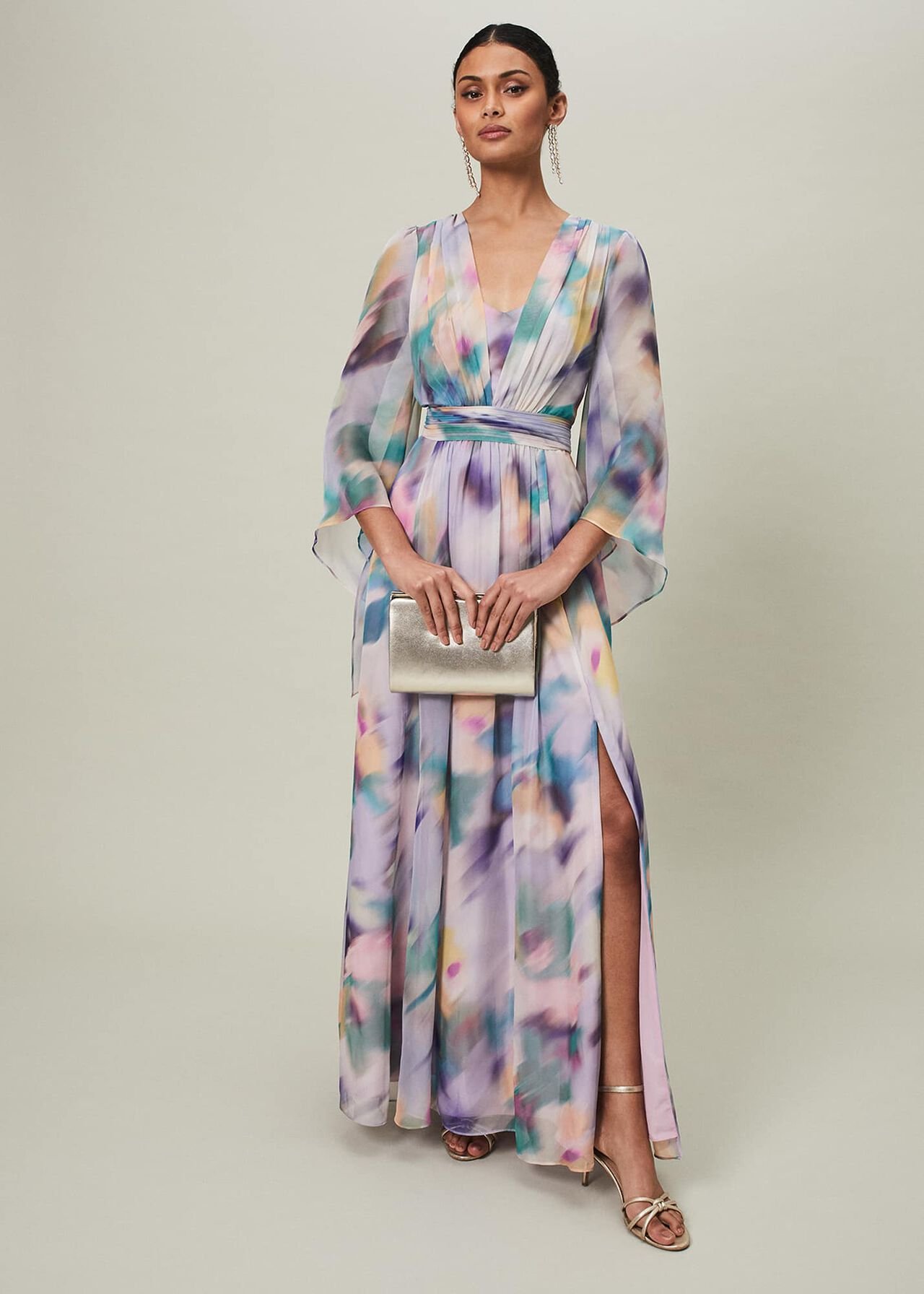 Selene Printed Maxi Dress |