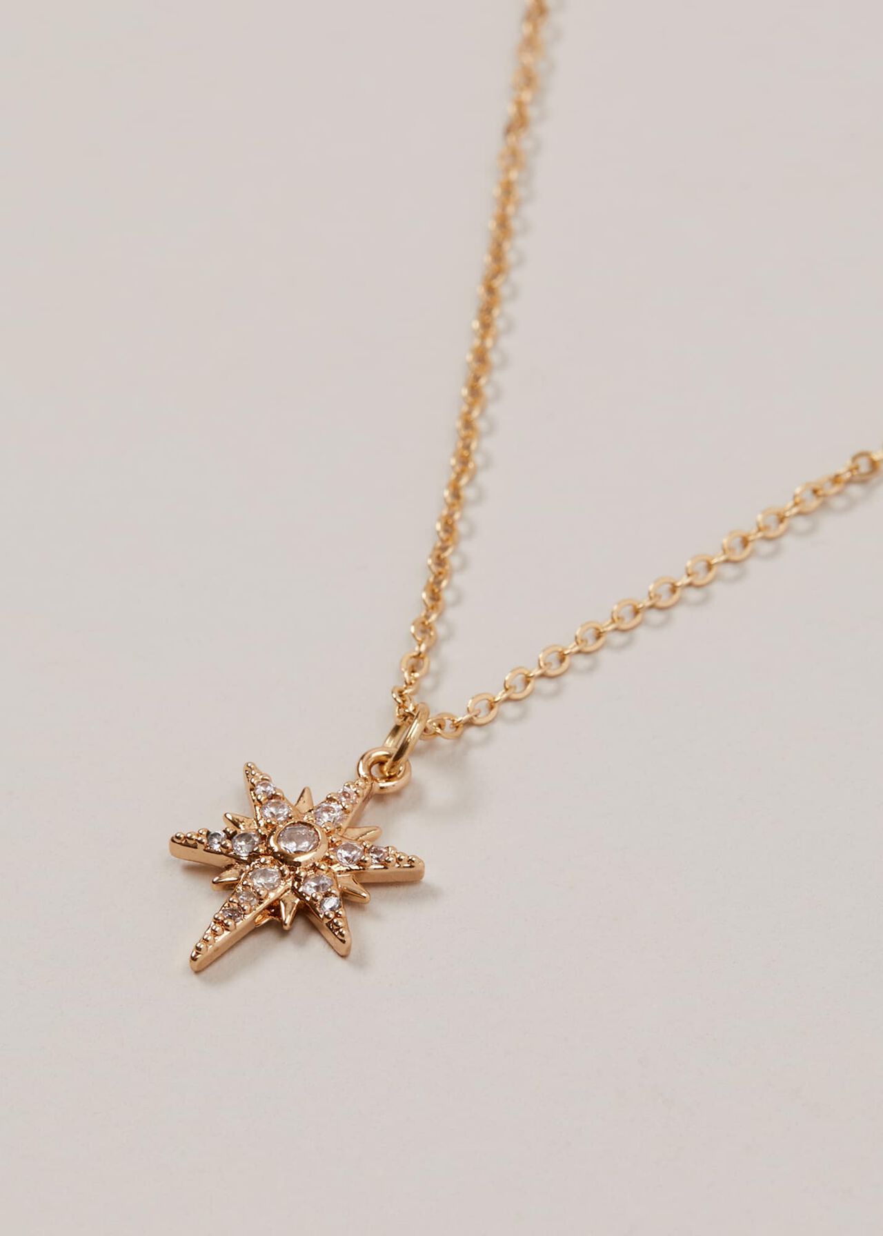 Gold Plated Star Pendant Necklace