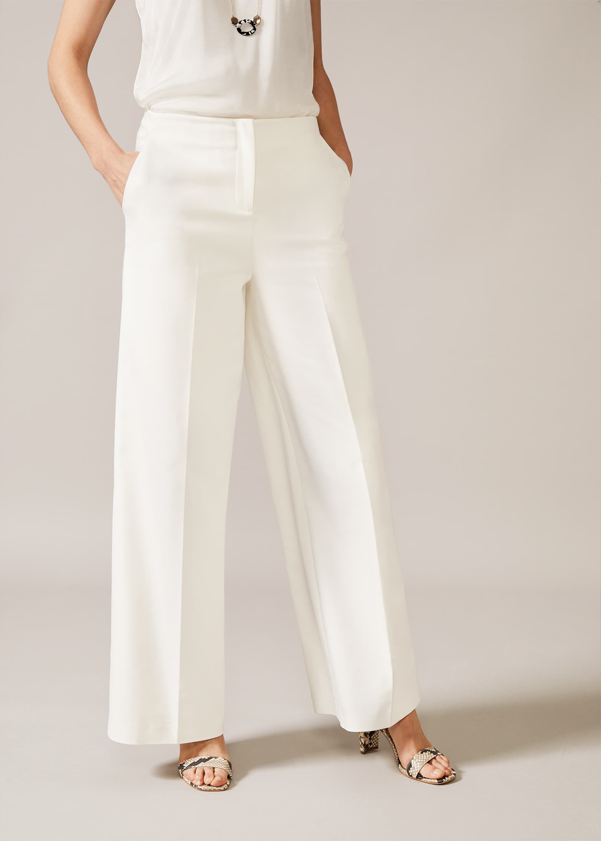 Solange Wide Leg Suit Trousers 