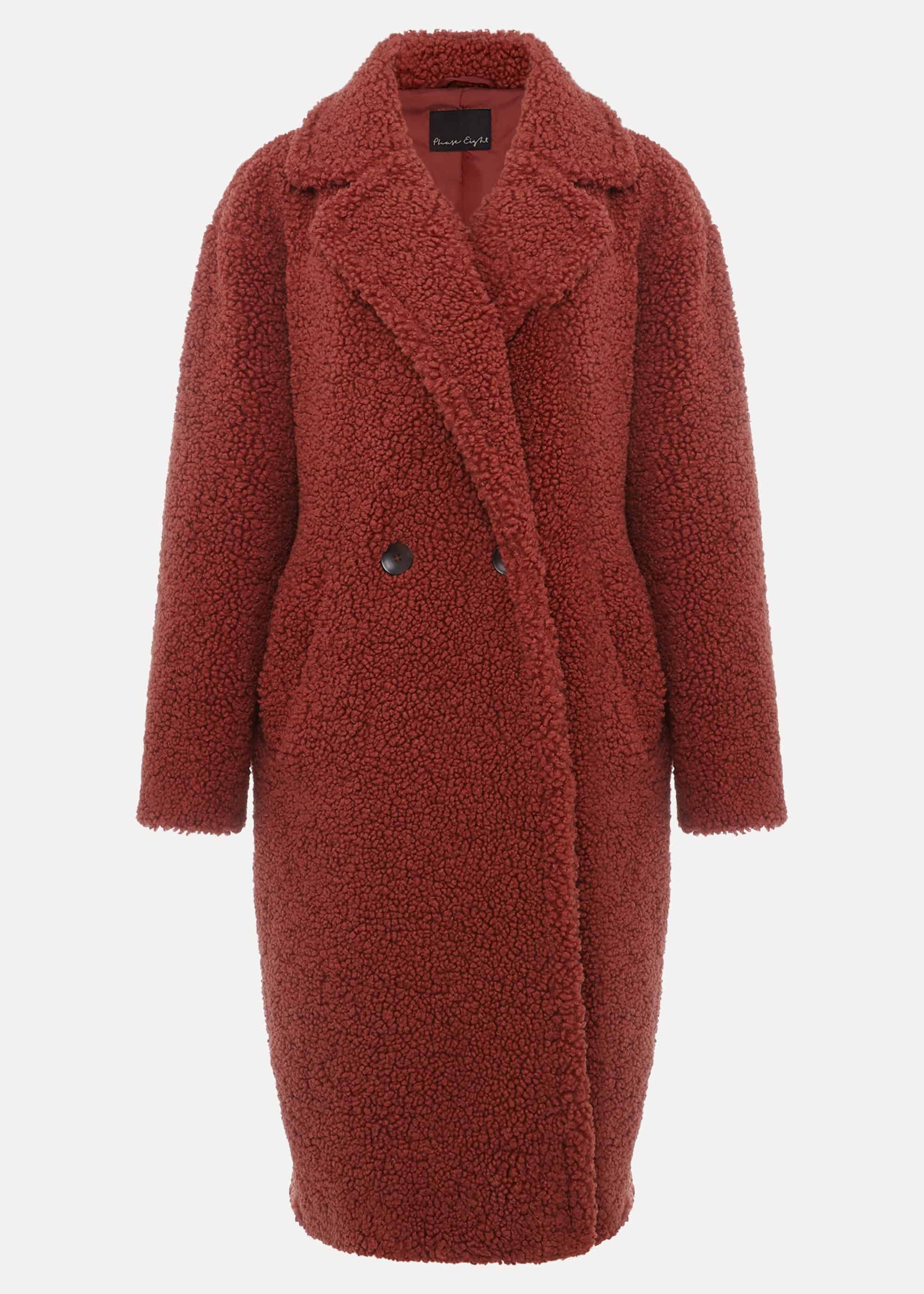 Long line teddy bear coat hot sale