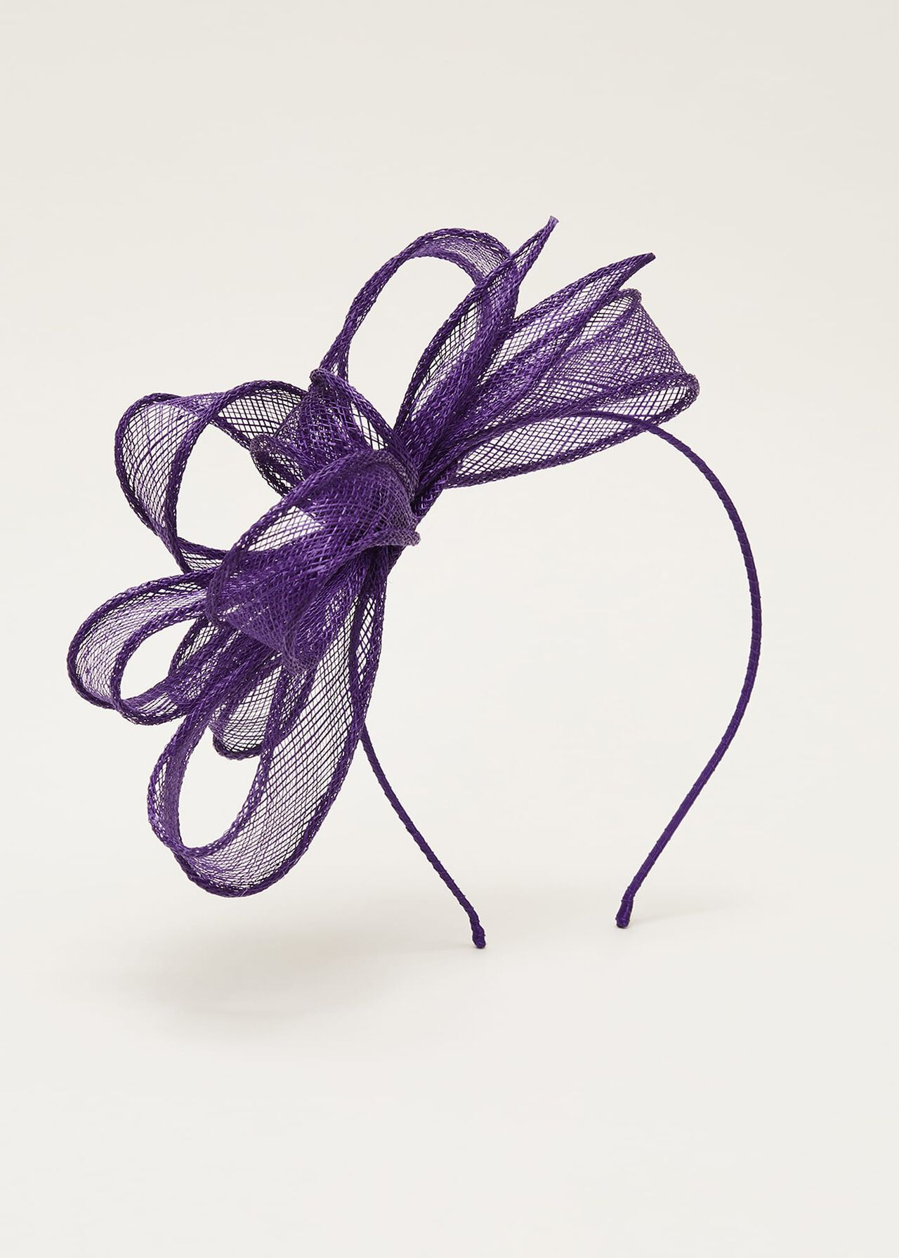 Purple Bow Headband