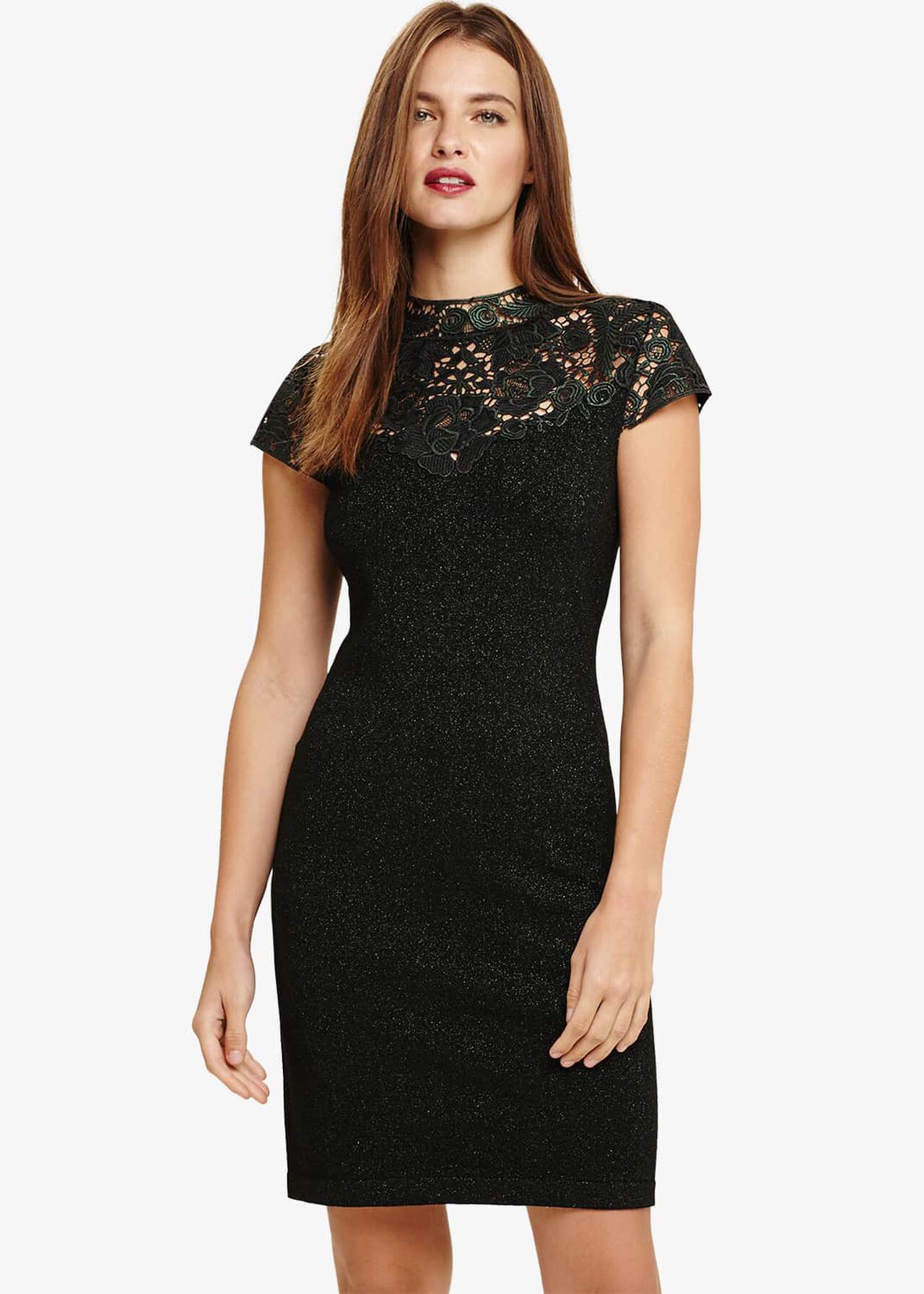 Ursula Lace Shimmer Knitted Dress