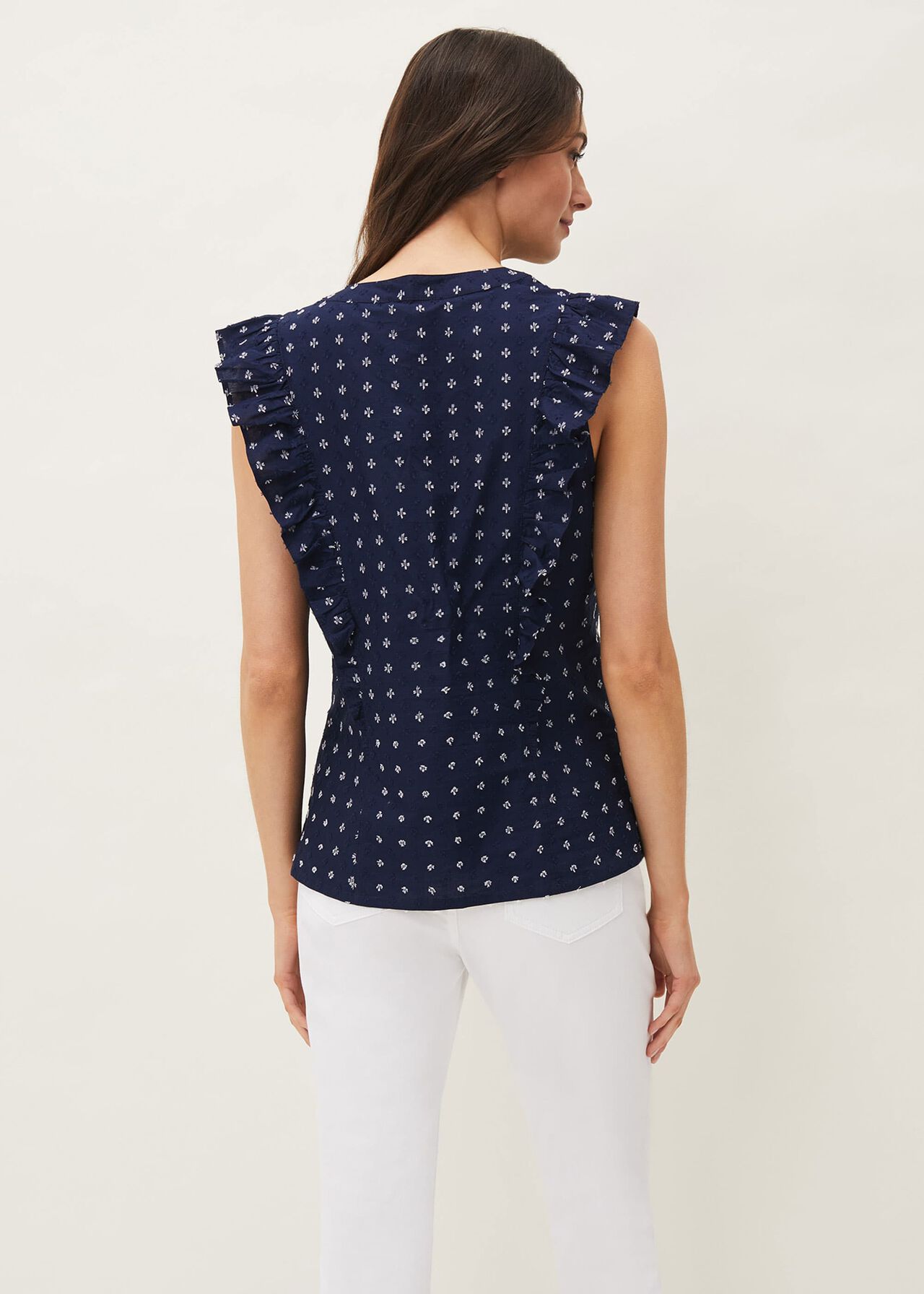 Rhea Ditsy Print Blouse