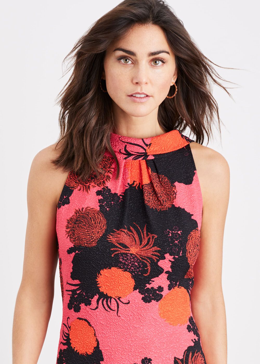 Annora Floral Fitted Dress