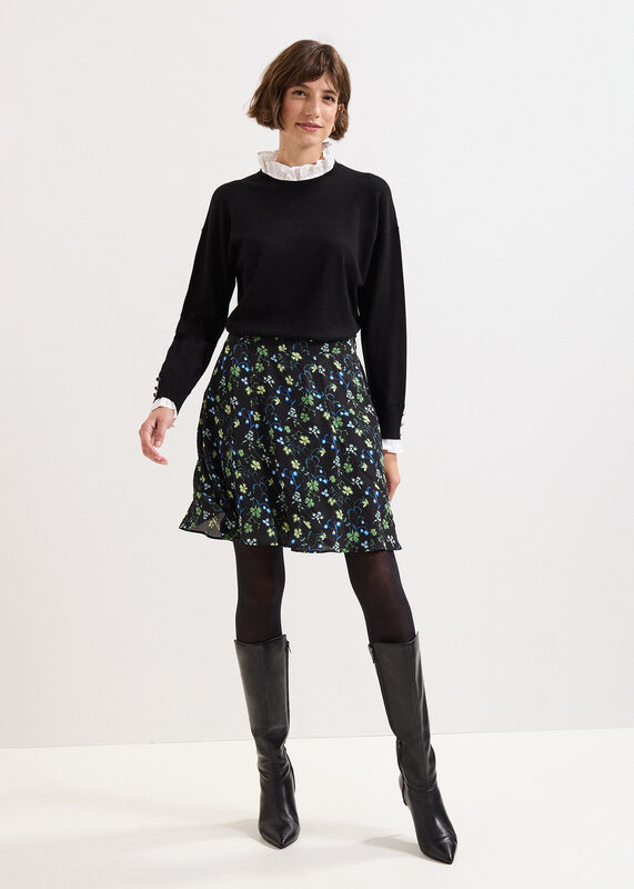 Ilaria Print Flippy Skirt