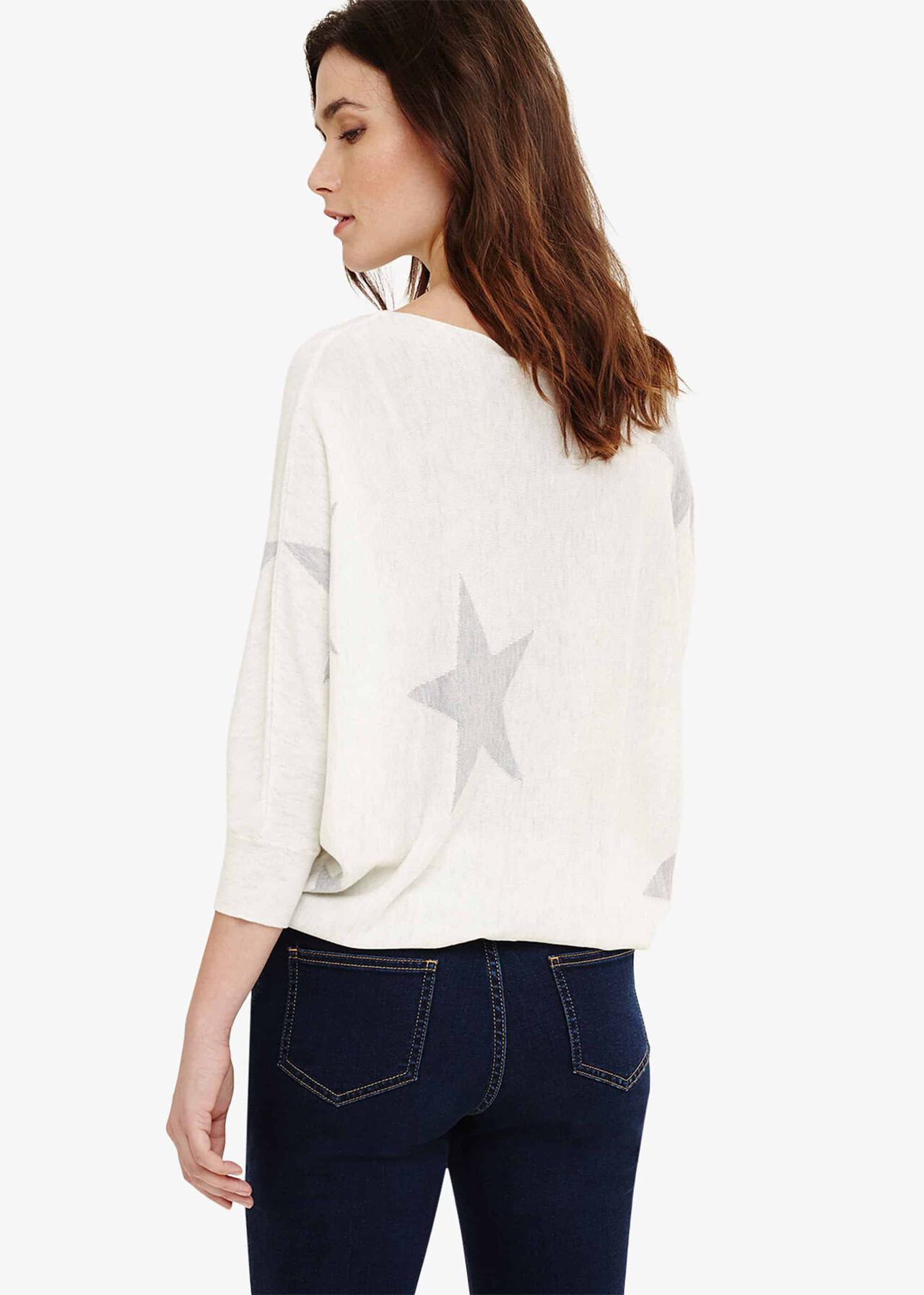 Becca Star Intarsia Knitted Jumper