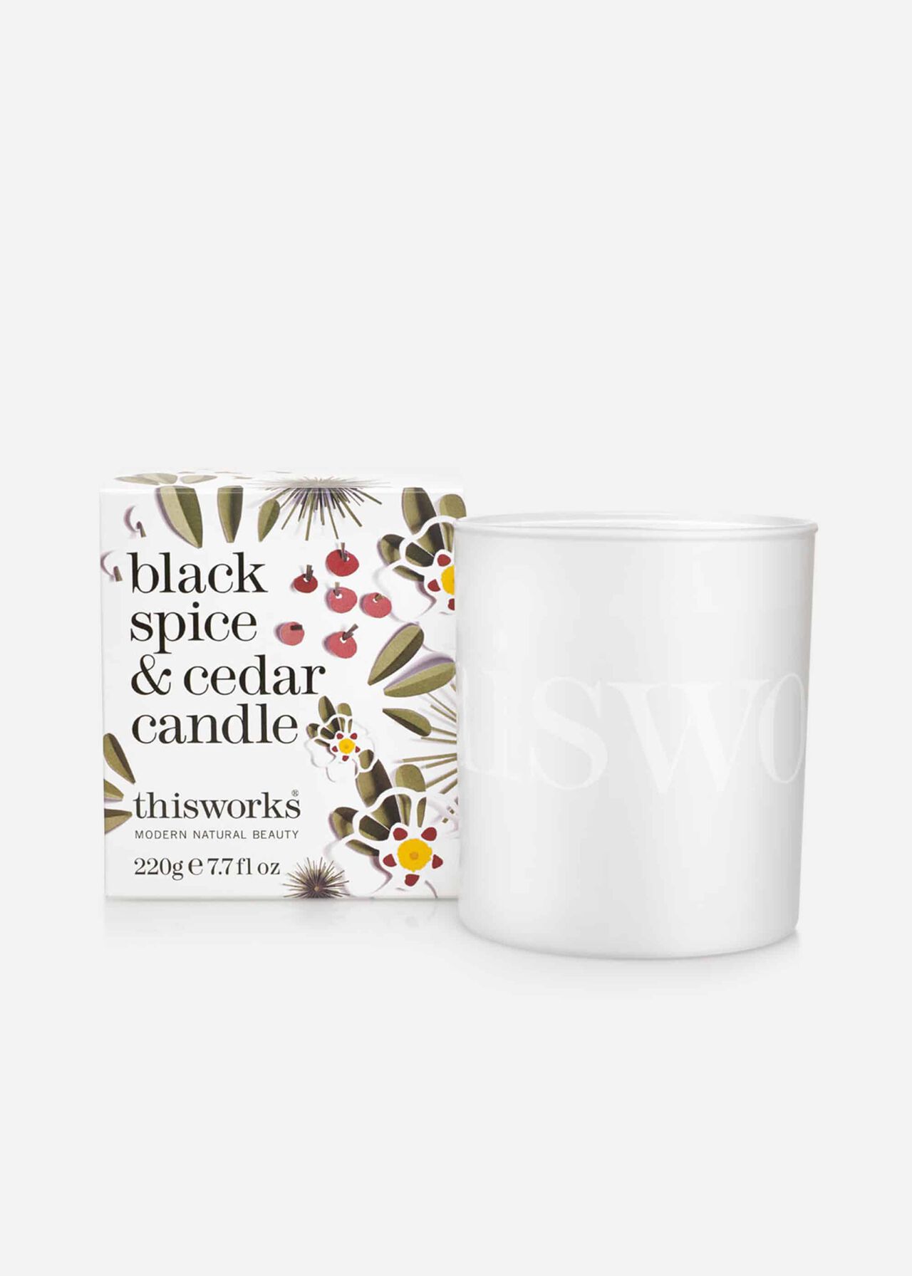 Black Spice And Cedar Candle 220g