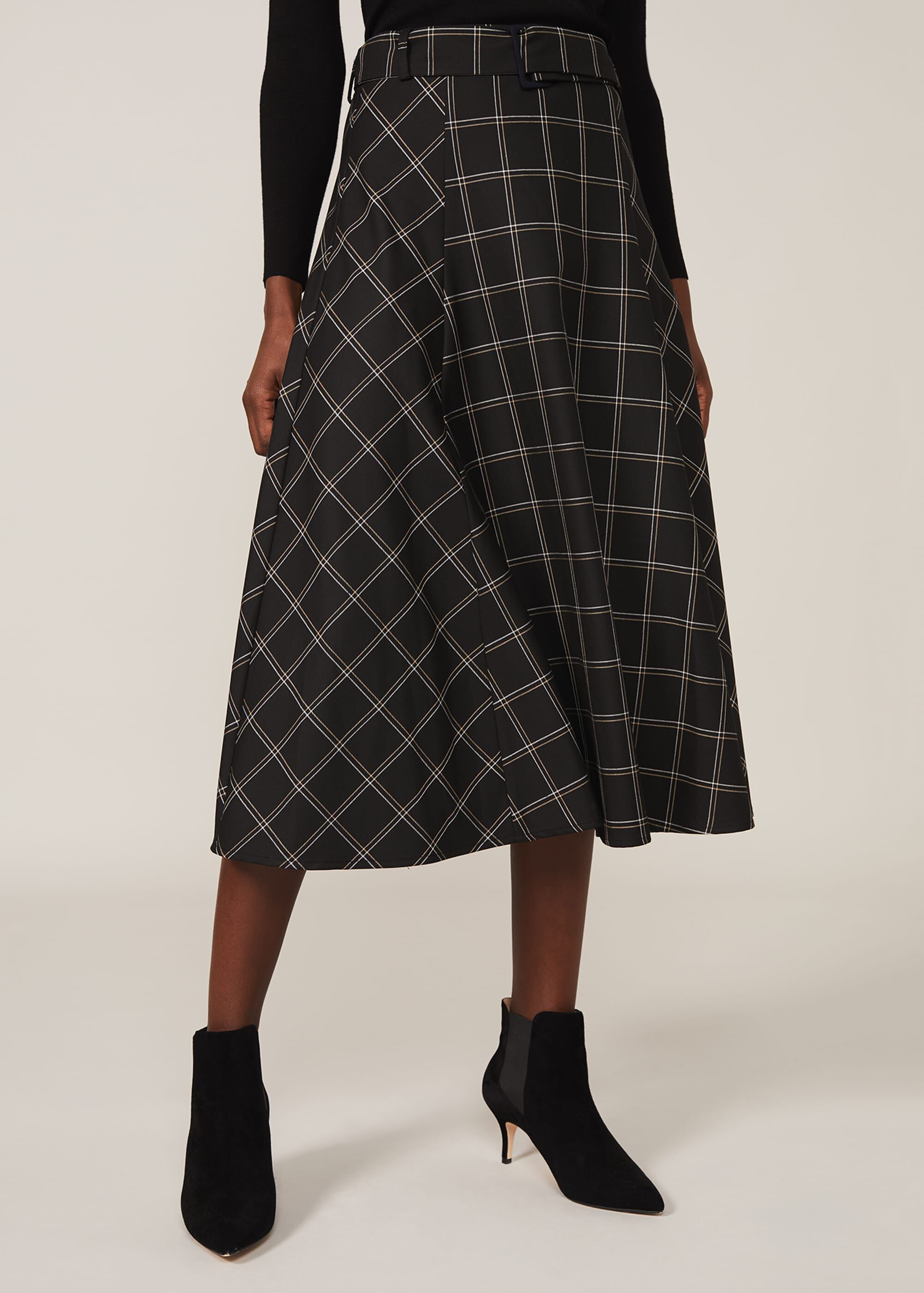 A line deals skirt checkered
