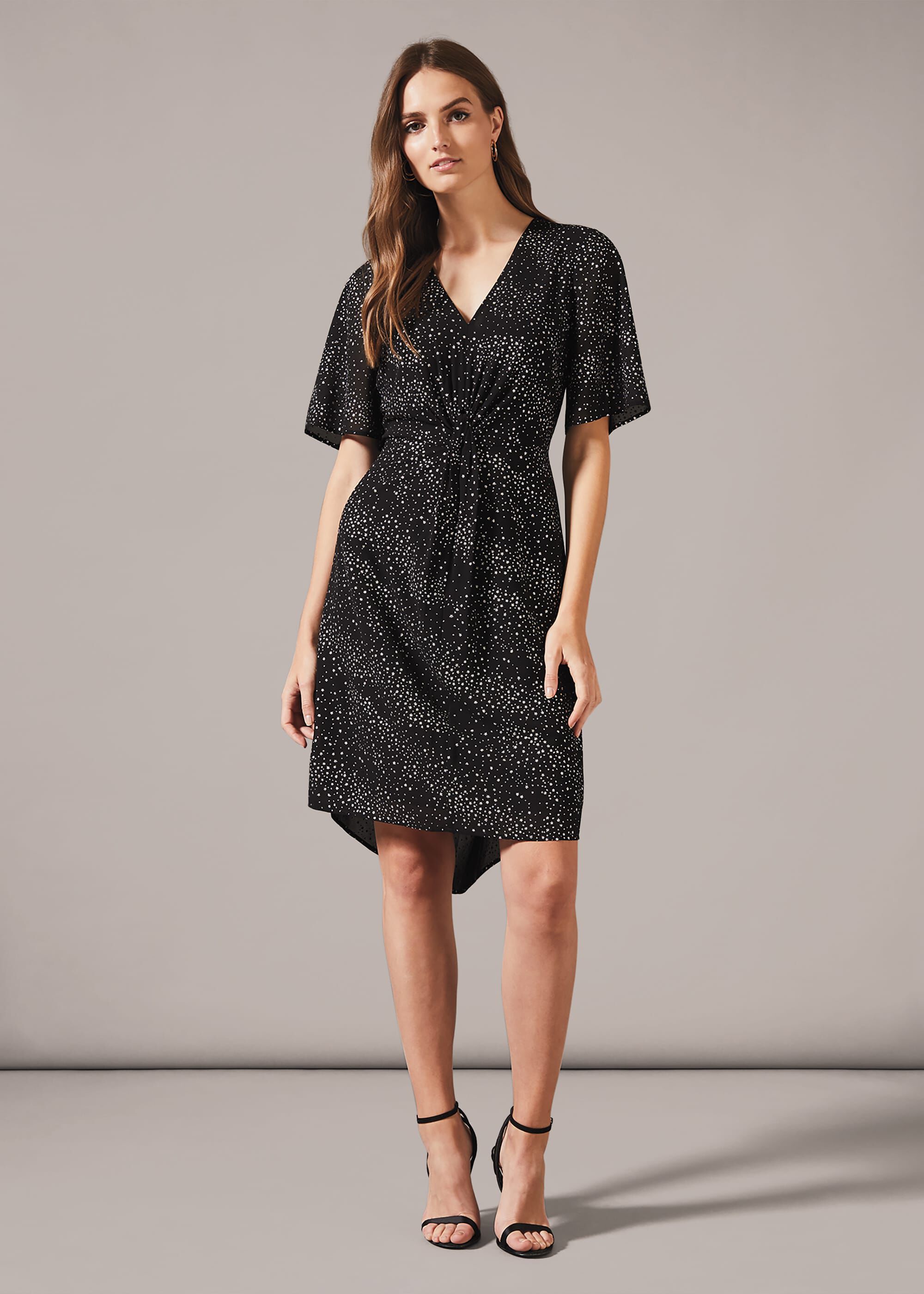 Rosina Glitter Dress | Phase Eight