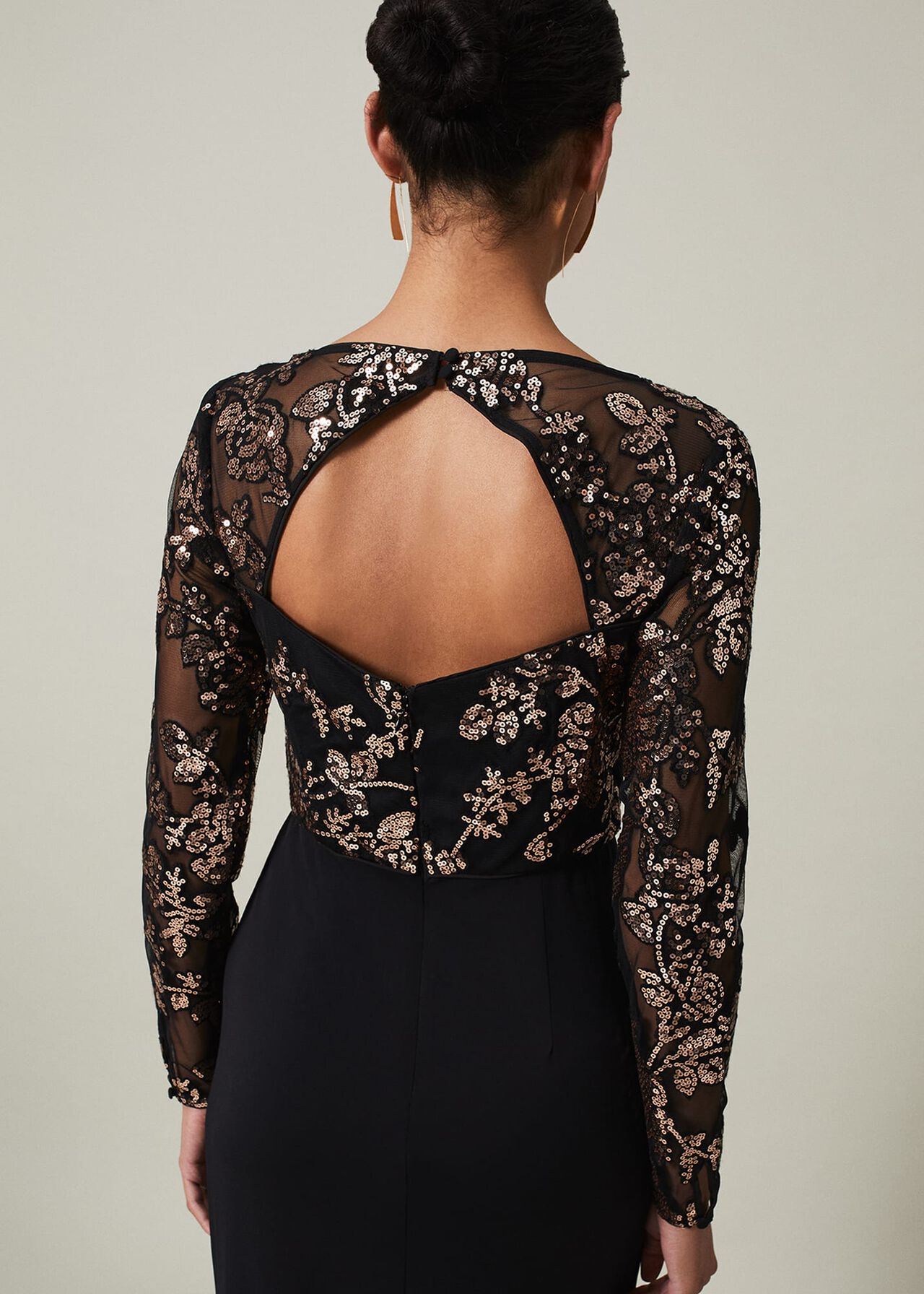 Jacinta Sequin Jersey Maxi Dress