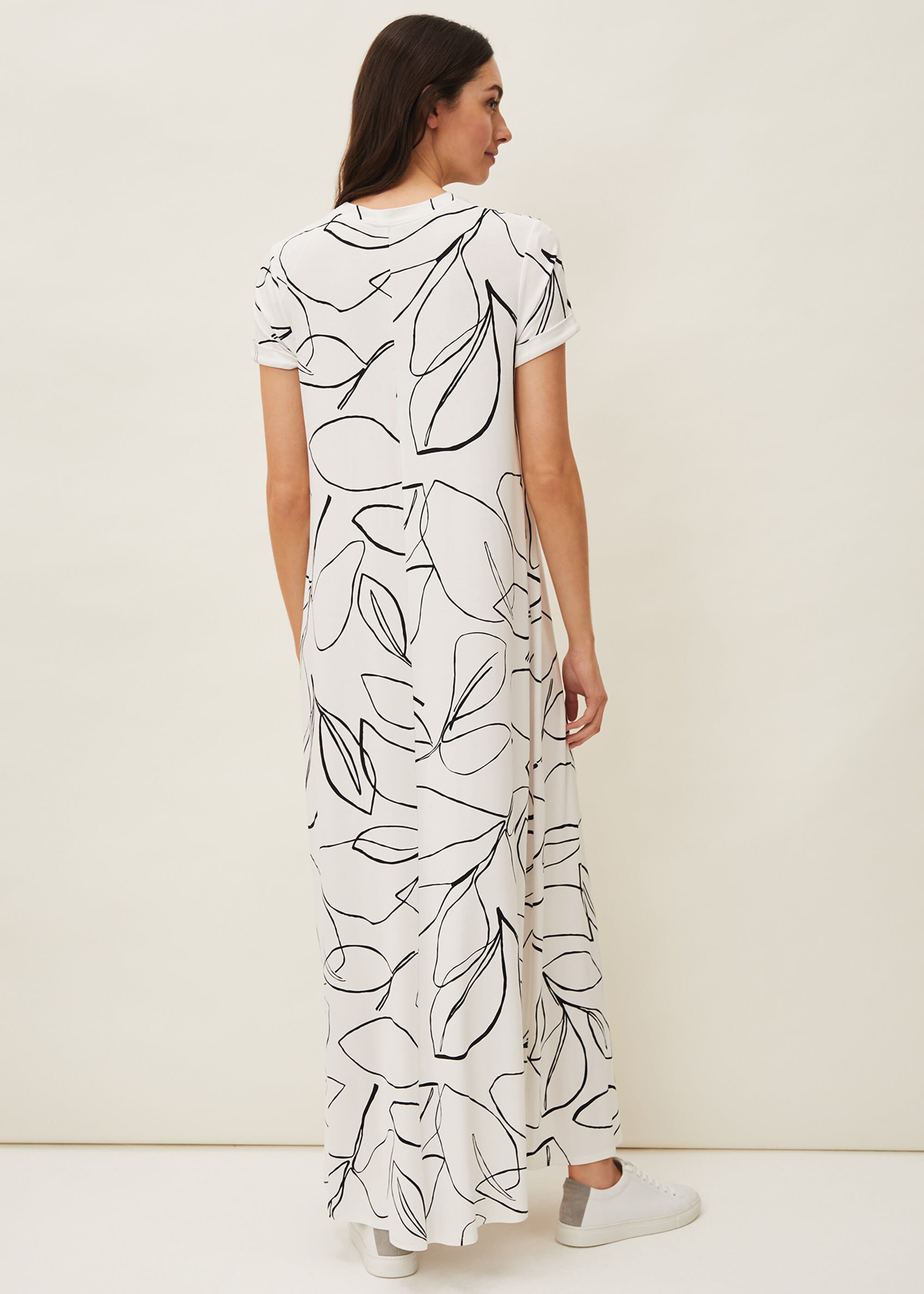 Fifi Floral T Shirt Maxi Dress