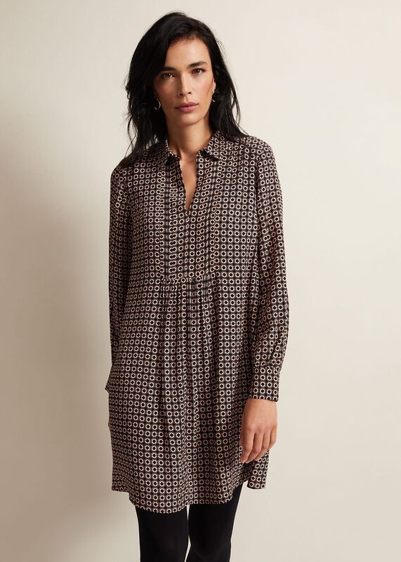 Fran Geo Swing Dress