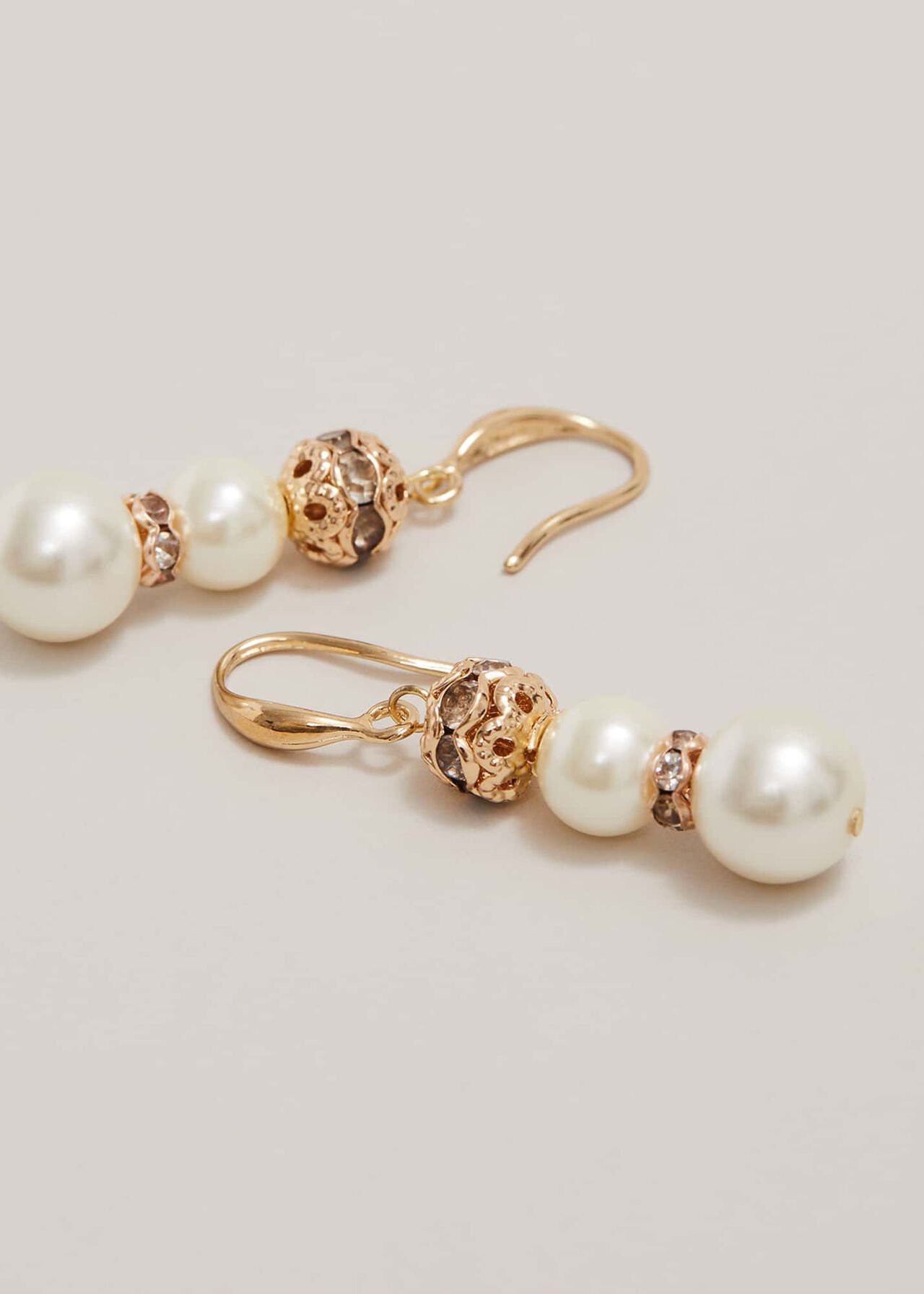 Bead And Pearl Earring