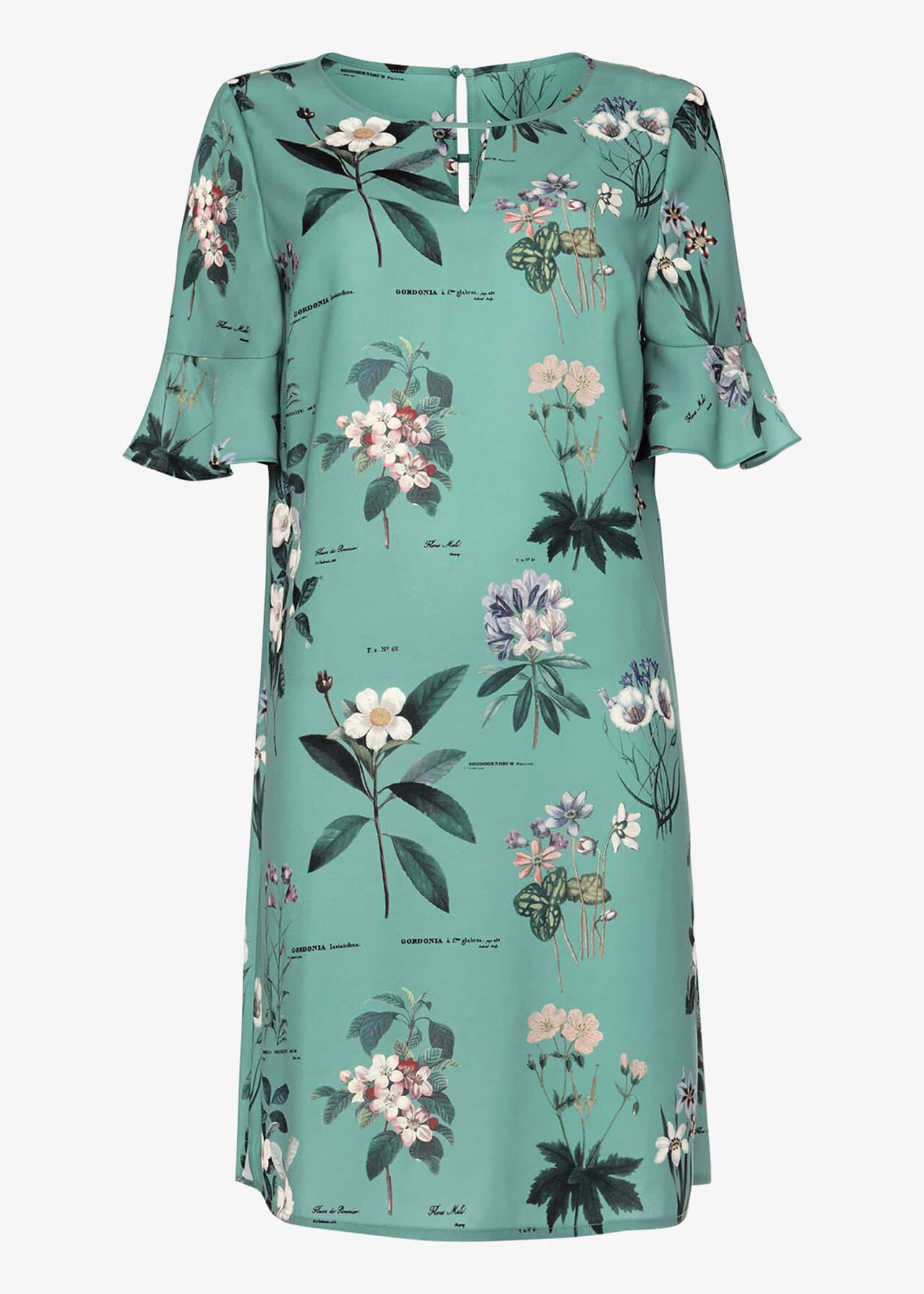 Chrissy Botanical Print Dress