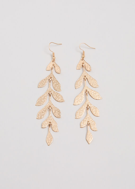 Leaf Long Earrings