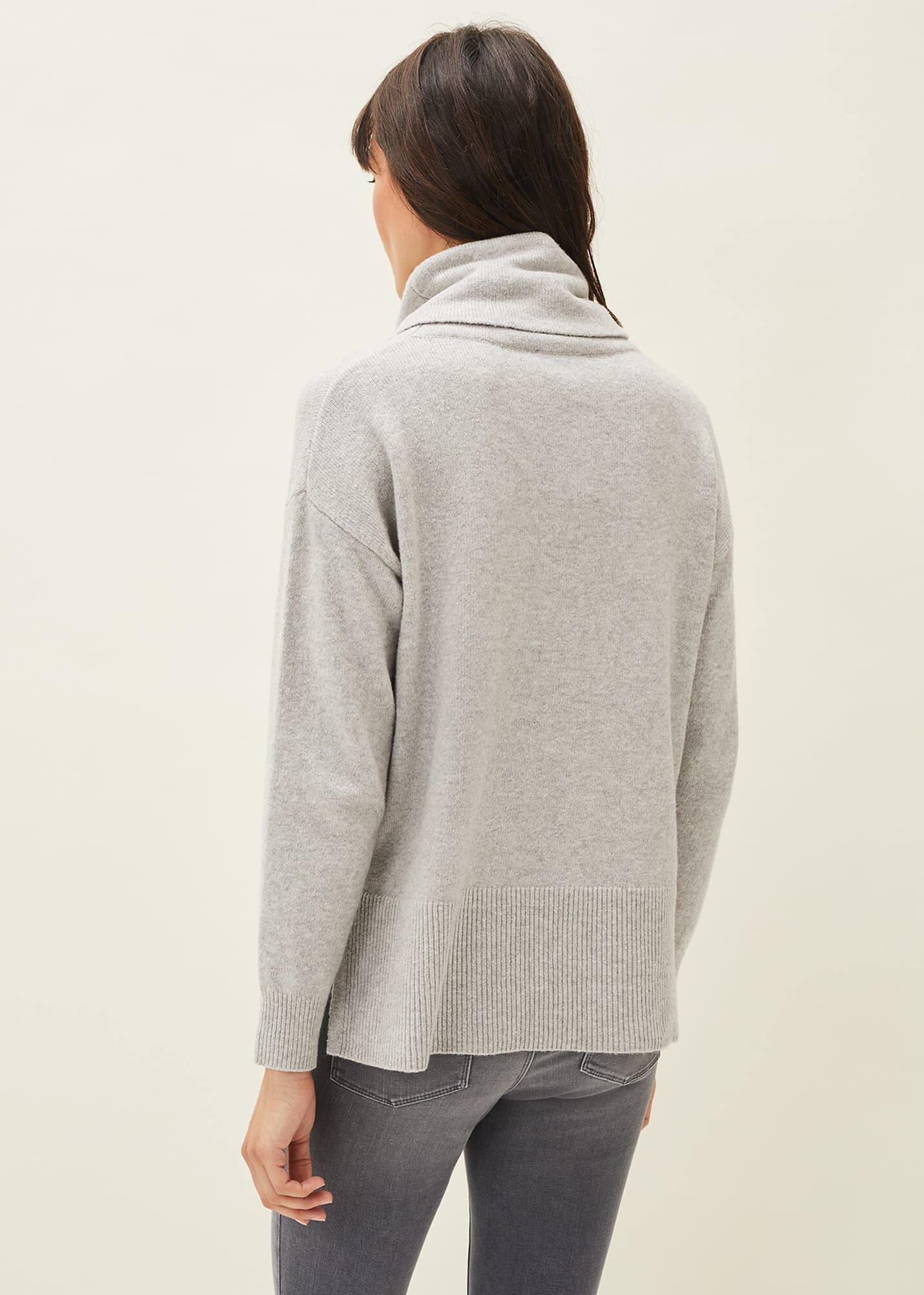 Phase Eight Dahlie Chunky Knit Jumper Dress – Mid Grey – Sizes 6-18 – NWT