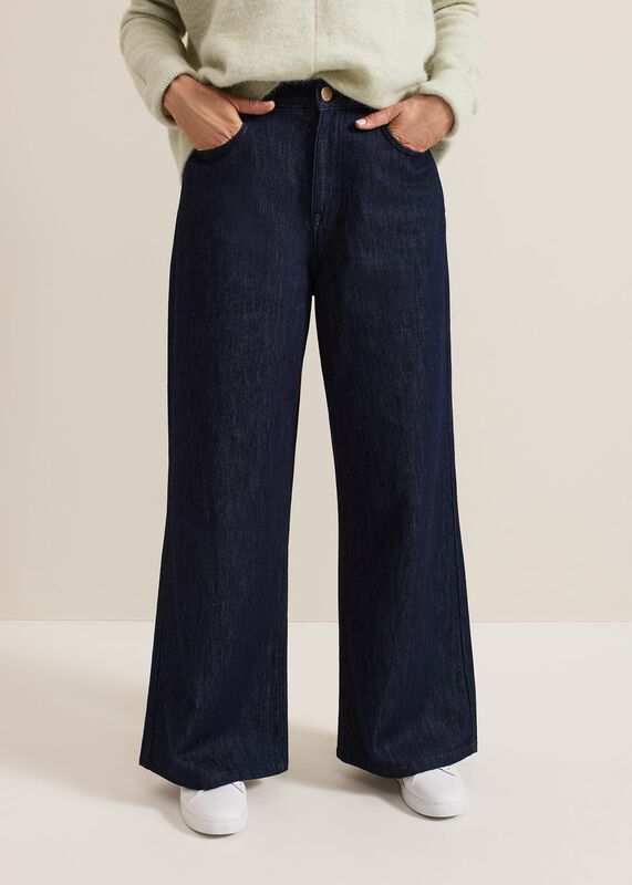 Liana Dark Wash Wide Leg Jean