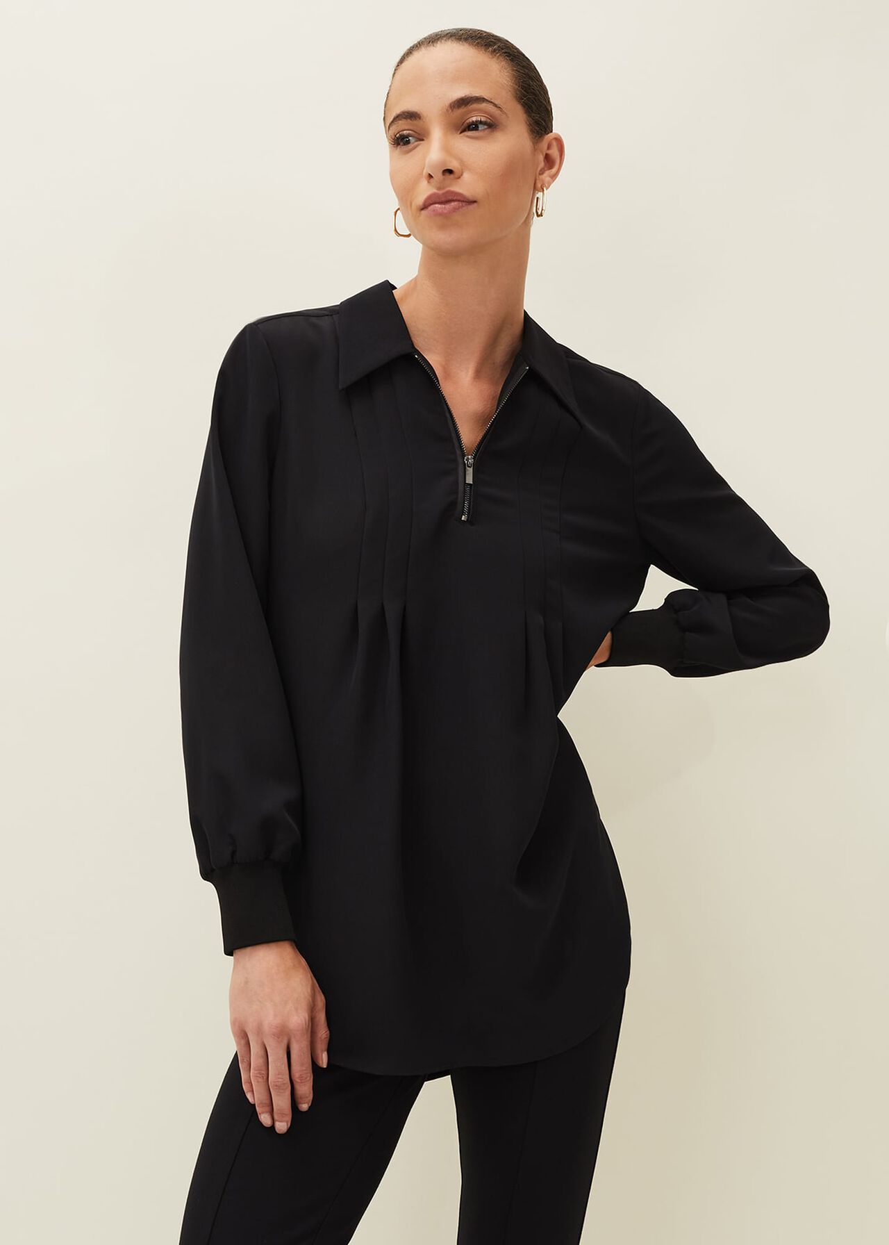 Ginny Zip Front Tunic