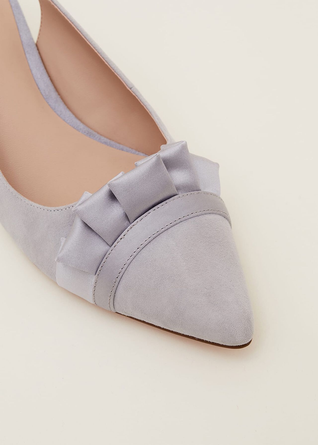 Frill Front Kitten Heel