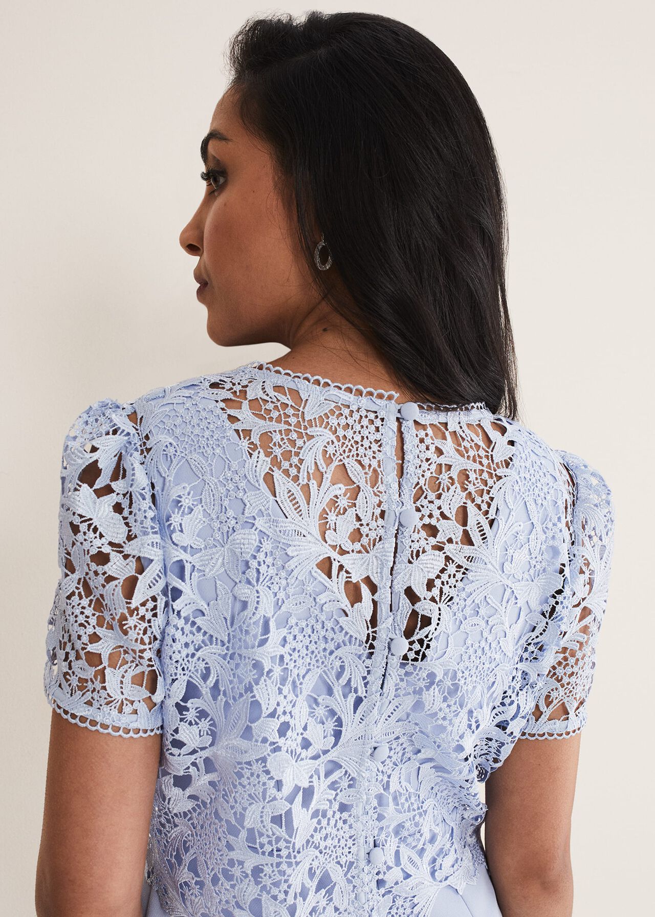 Petite Isabelle Lace Midi Dress