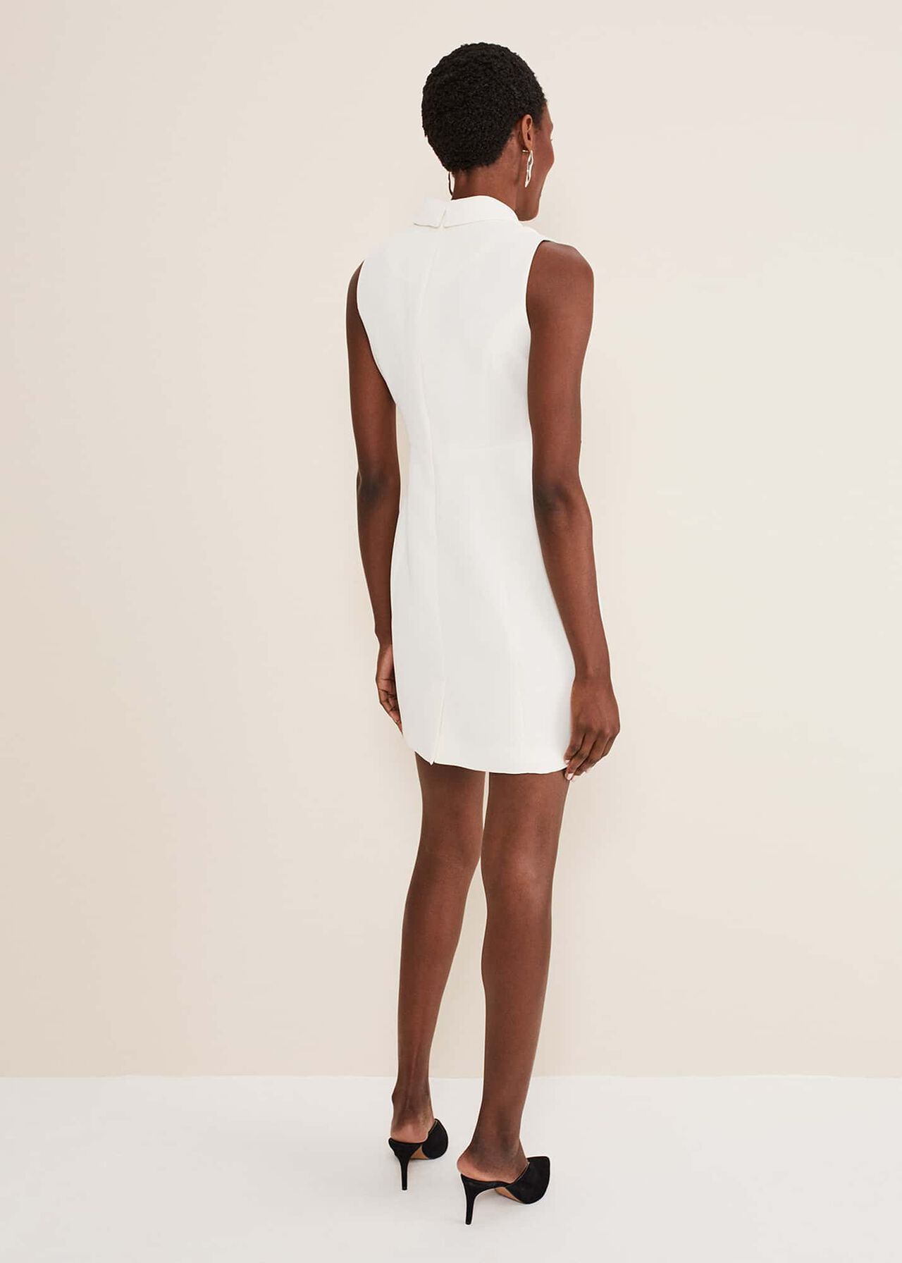 Lolicia Sleeveless Tux Dress