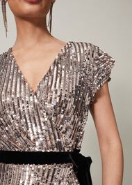 Enja Sequin Maxi Dress
