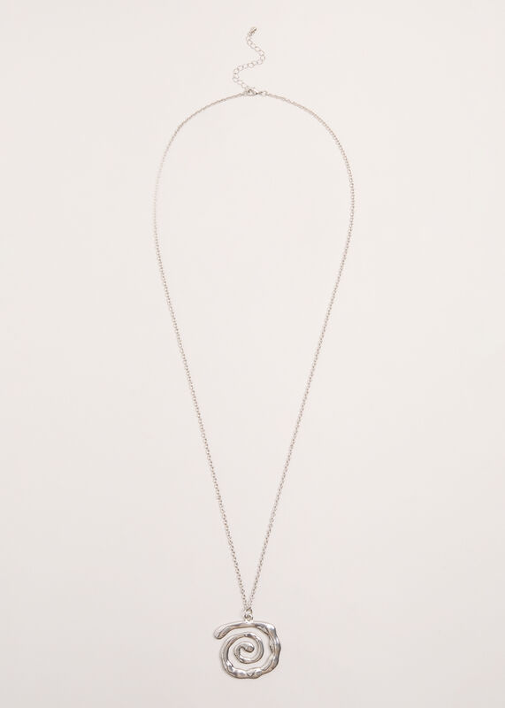 Long Swirl Pendant