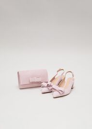 Bow Front Block Heel Shoes
