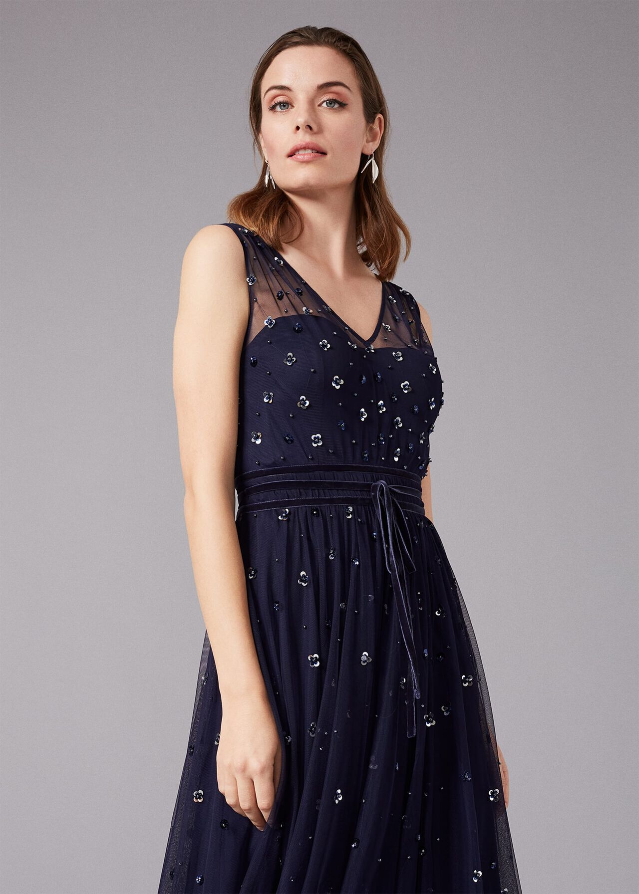 Marcia Sequin Tulle Dress