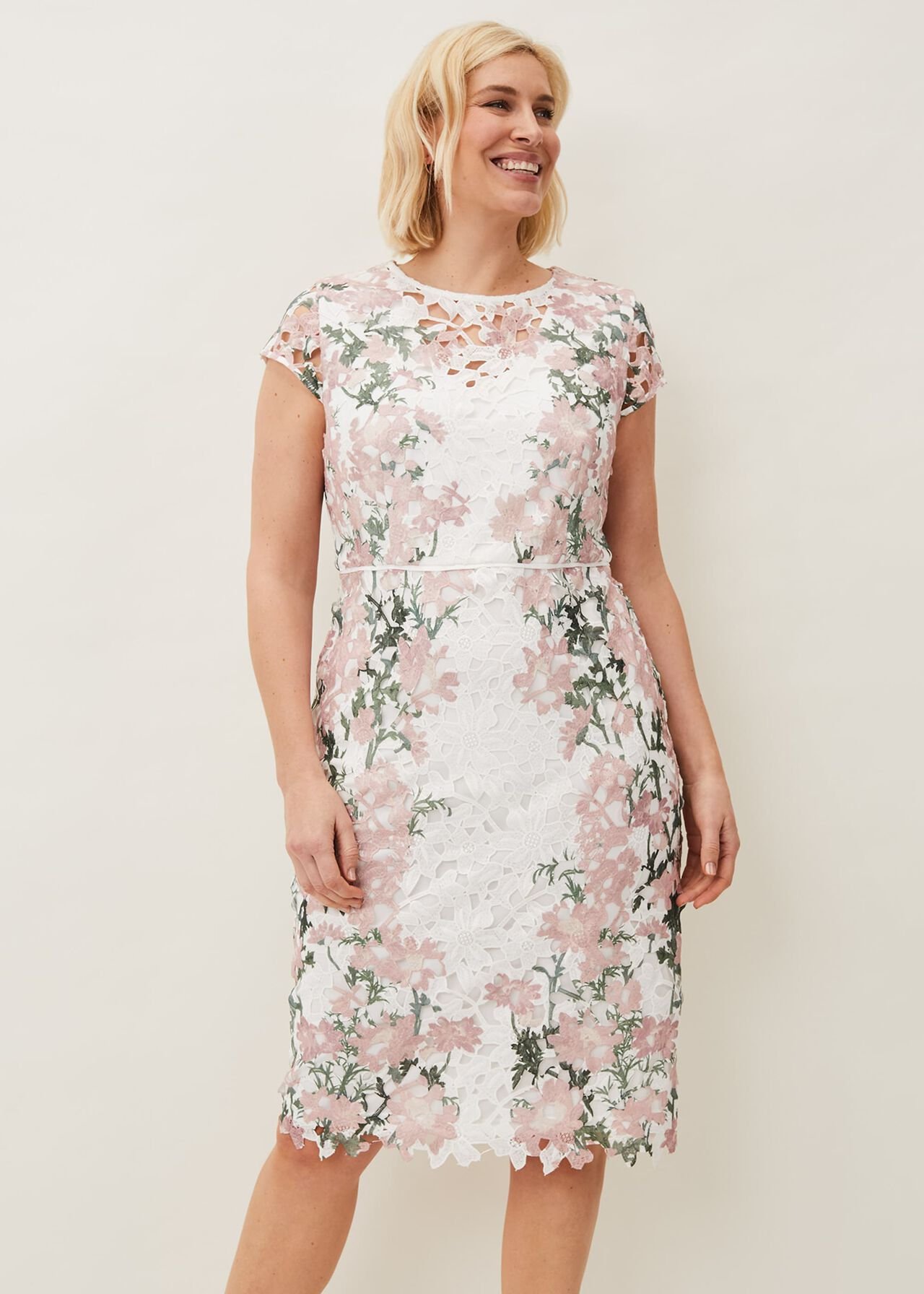 Kyra Lace Fitted Dress