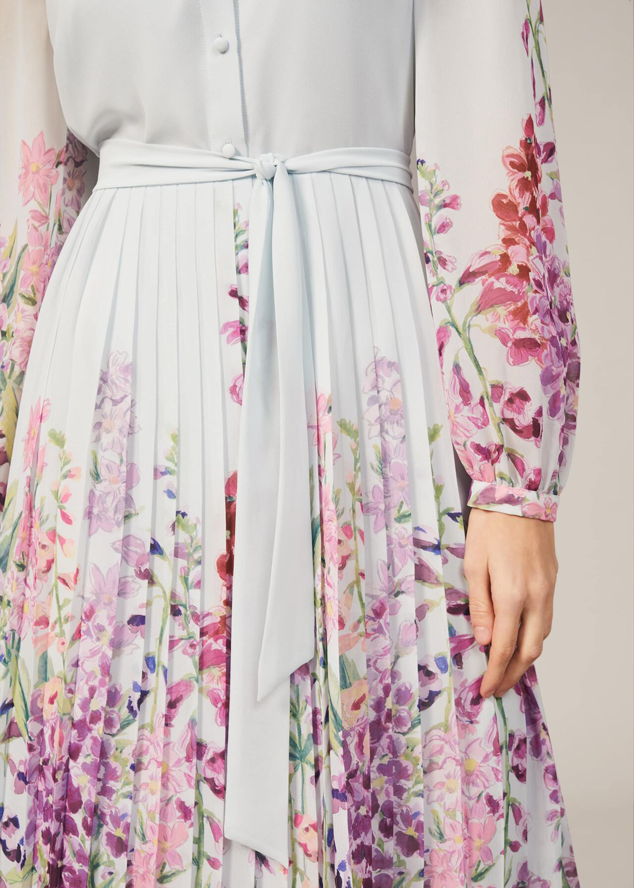 Rachie Floral Pleated Dress