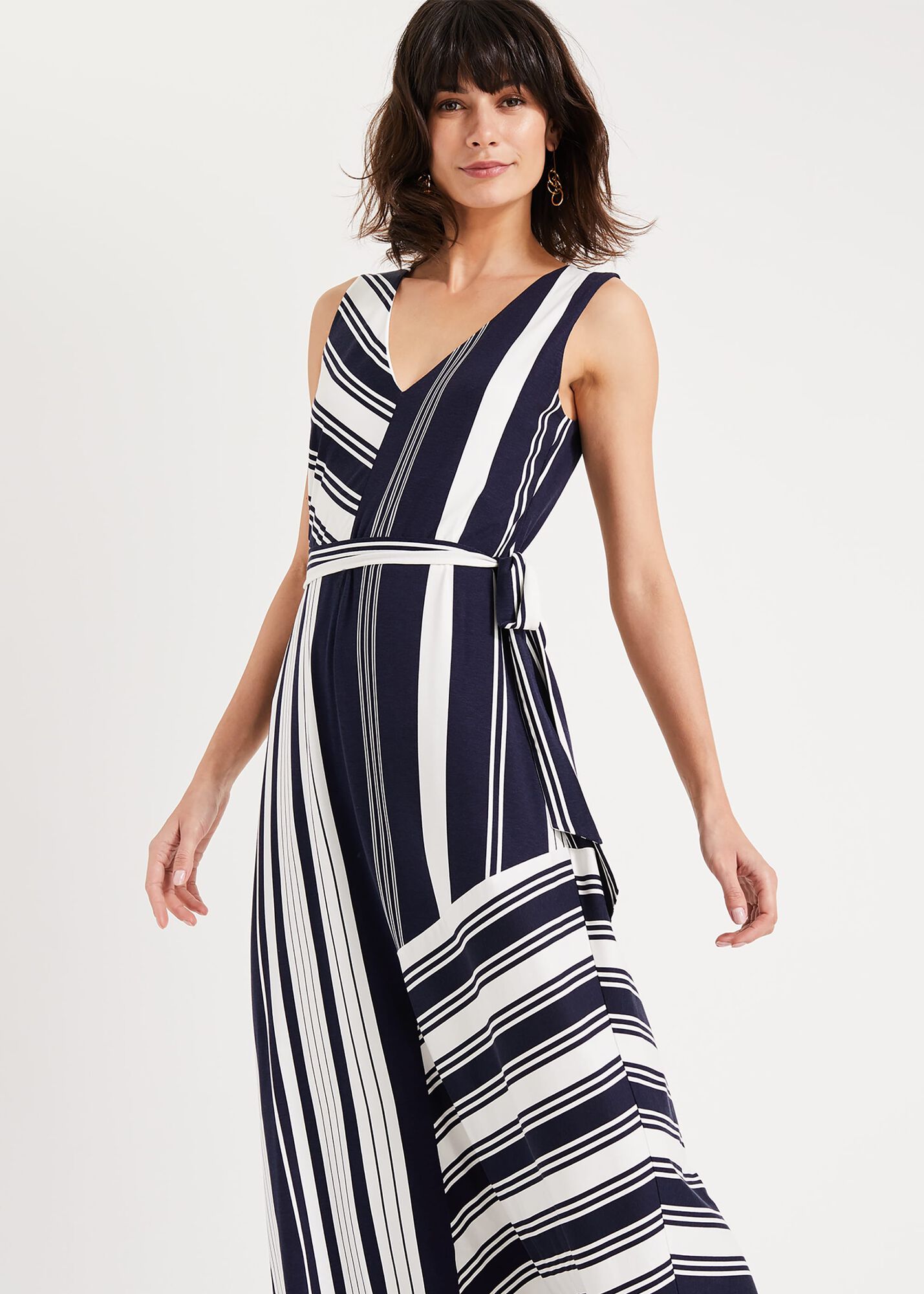 Shania Stripe Maxi Dress | Phase Eight
