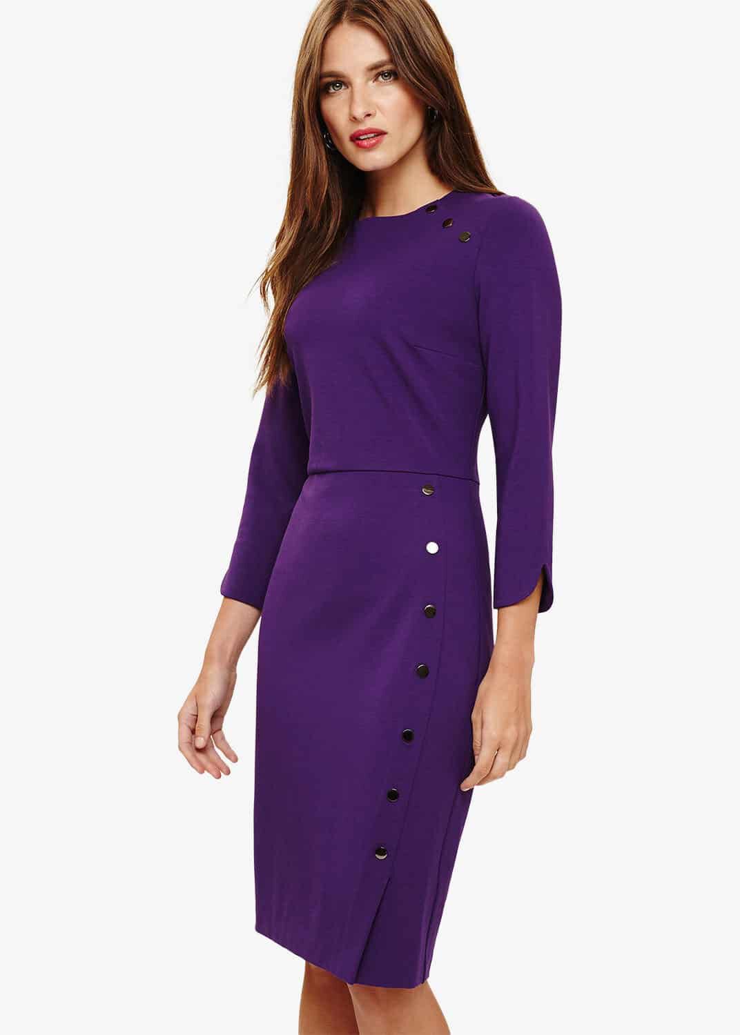 Smart purple dress hot sale