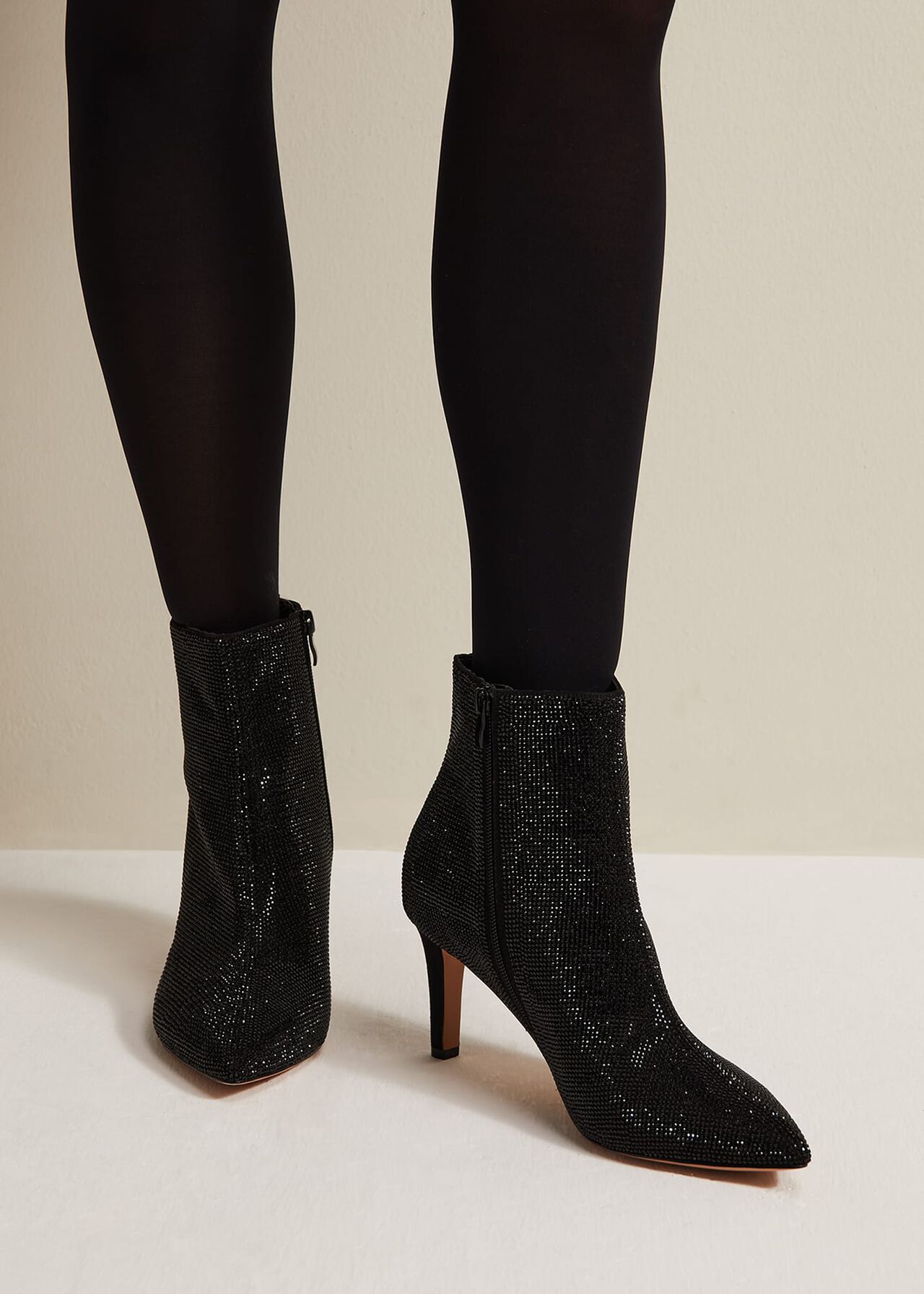 Black Sparkly Boots