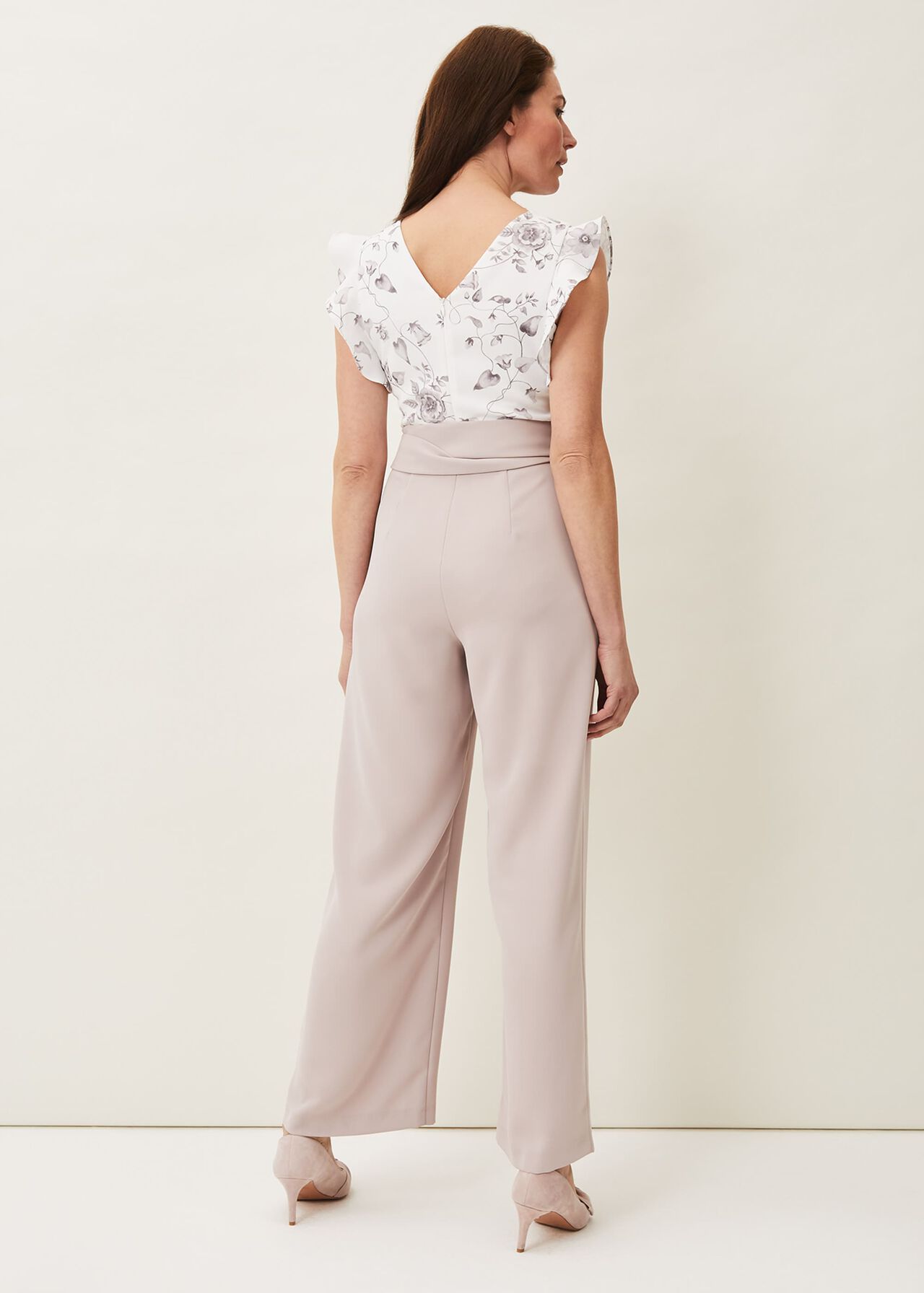 Victoriana Printed Jumpsuit | Phase Eight