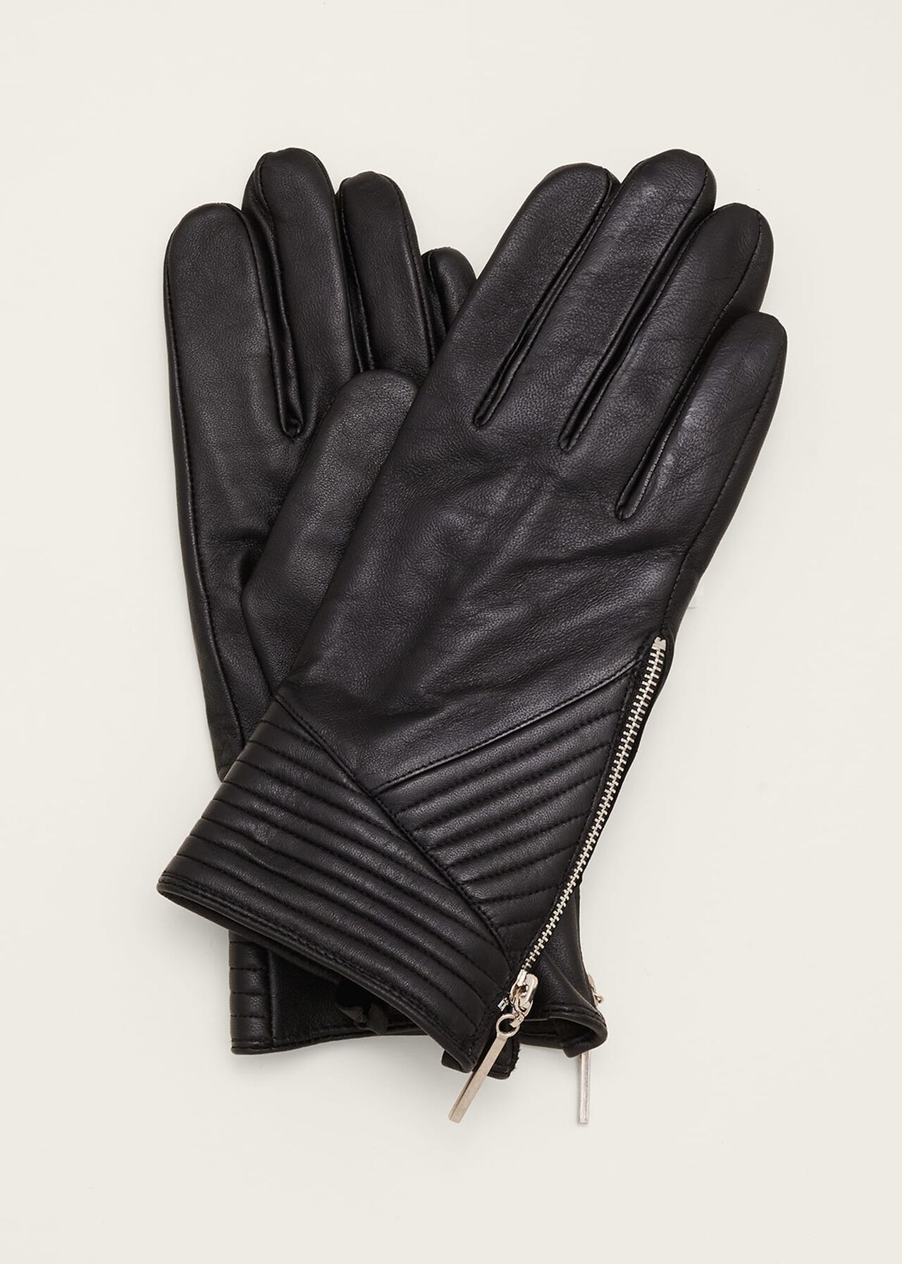 Ruthie Zip Leather Glove