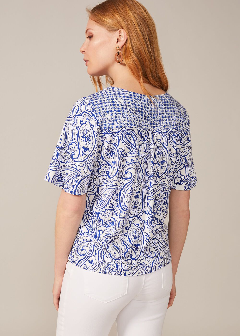 Samaya Paisley Print Top