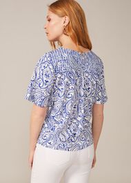 Samaya Paisley Print Top
