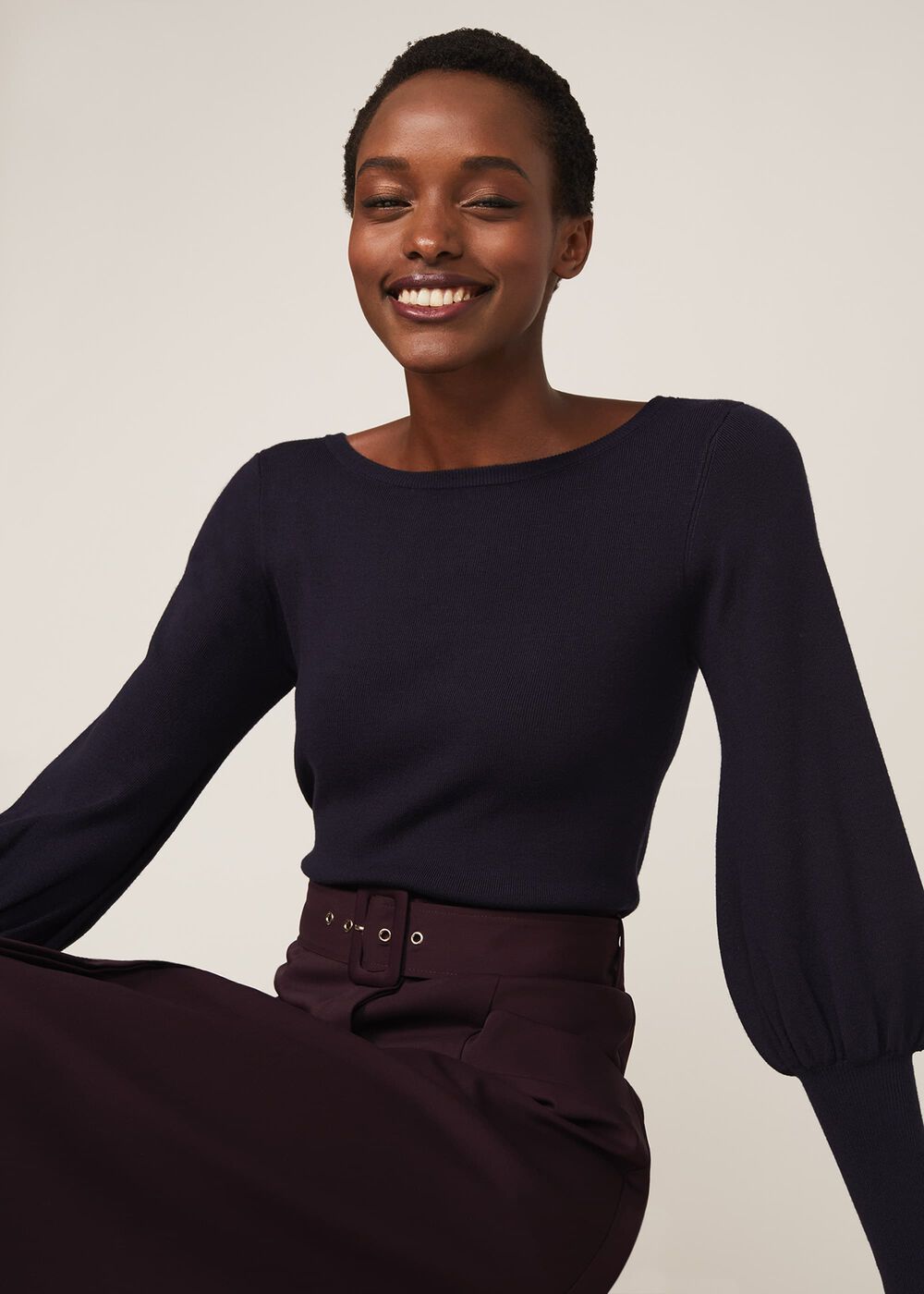 Gwyneth Balloon Sleeve Jumper