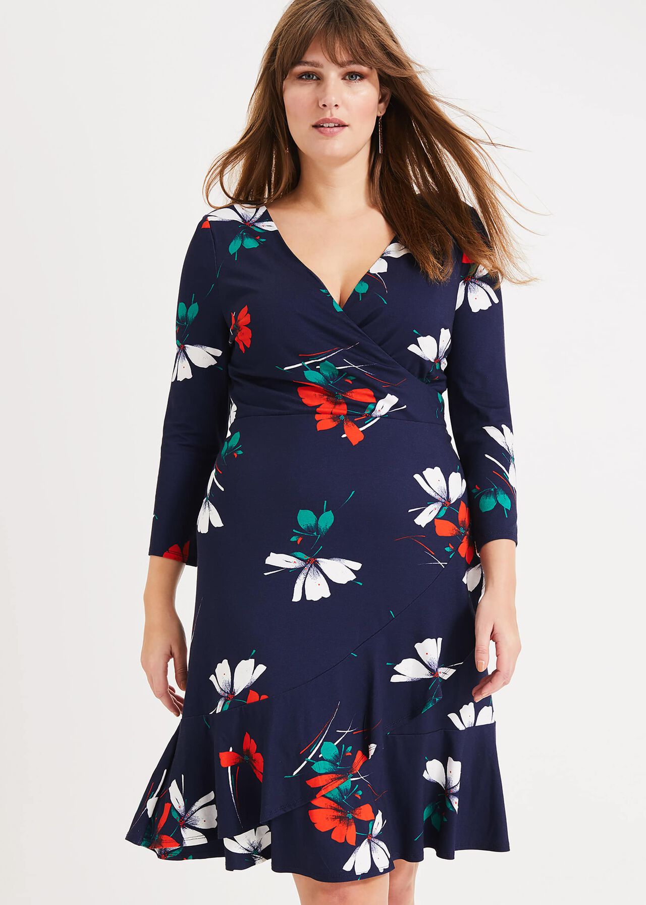 Paola Floral Printed Dress