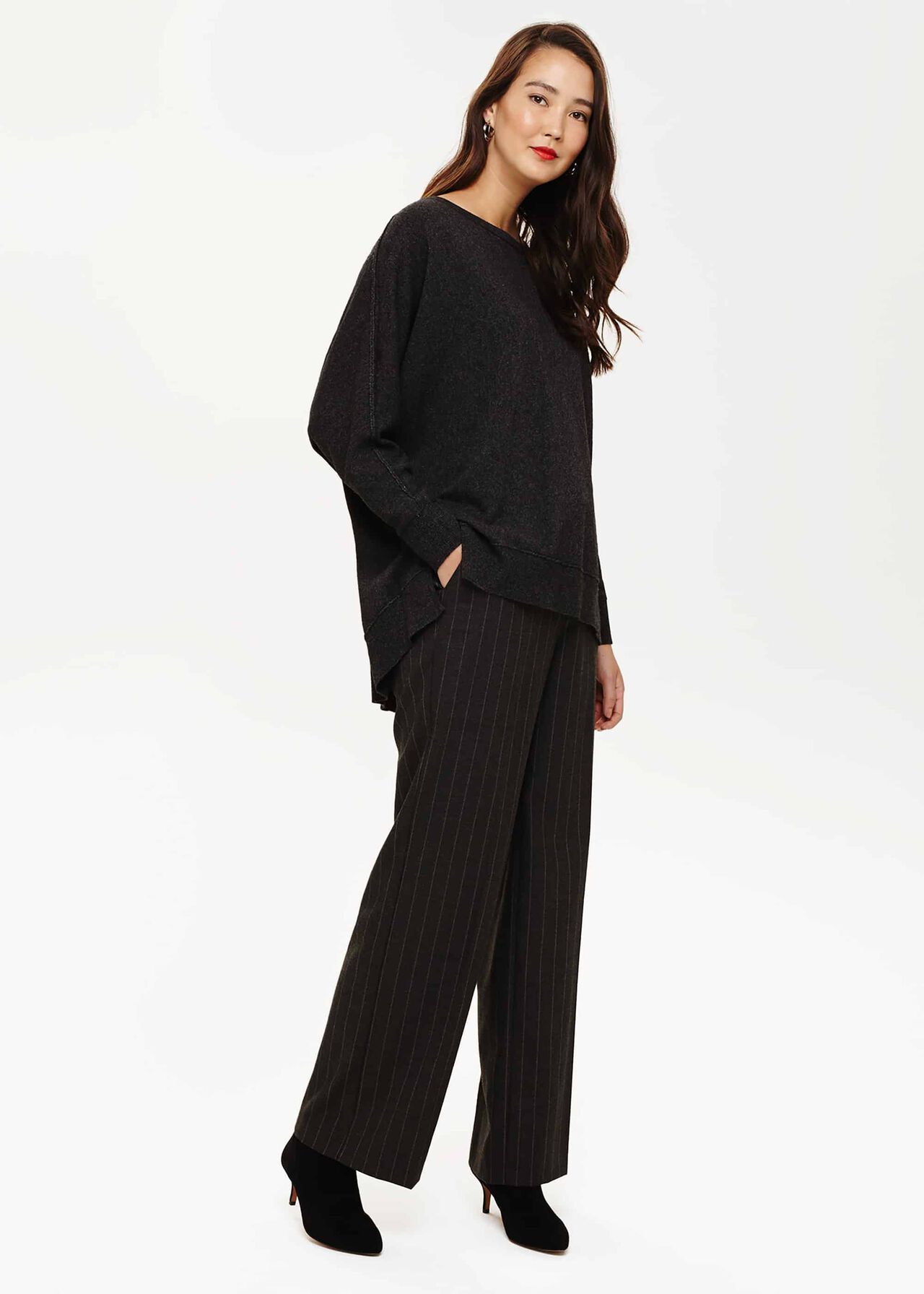 Eve Exposed Seam Boxy Knitted Jumper