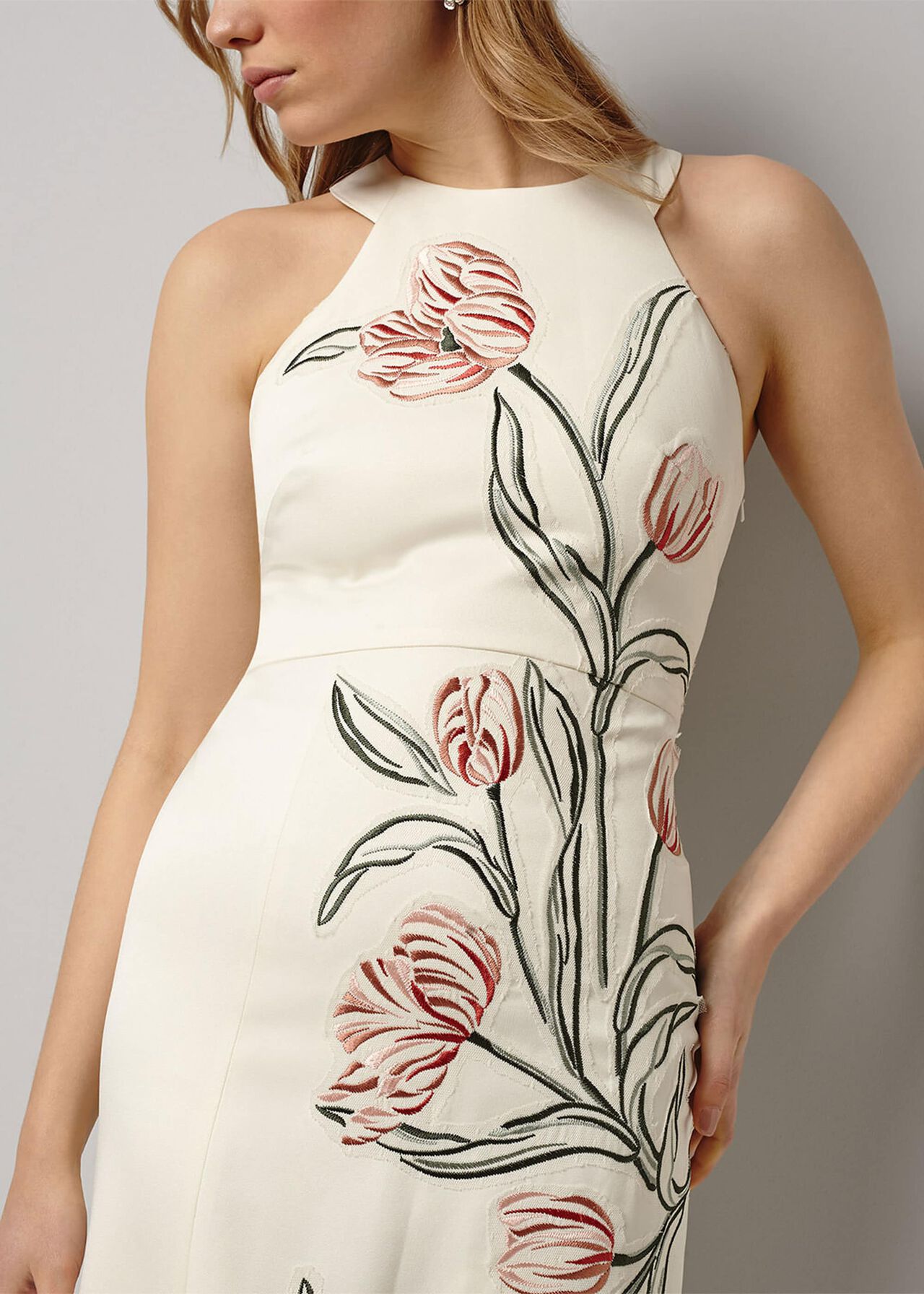 Zarah Embroidered Maxi Dress