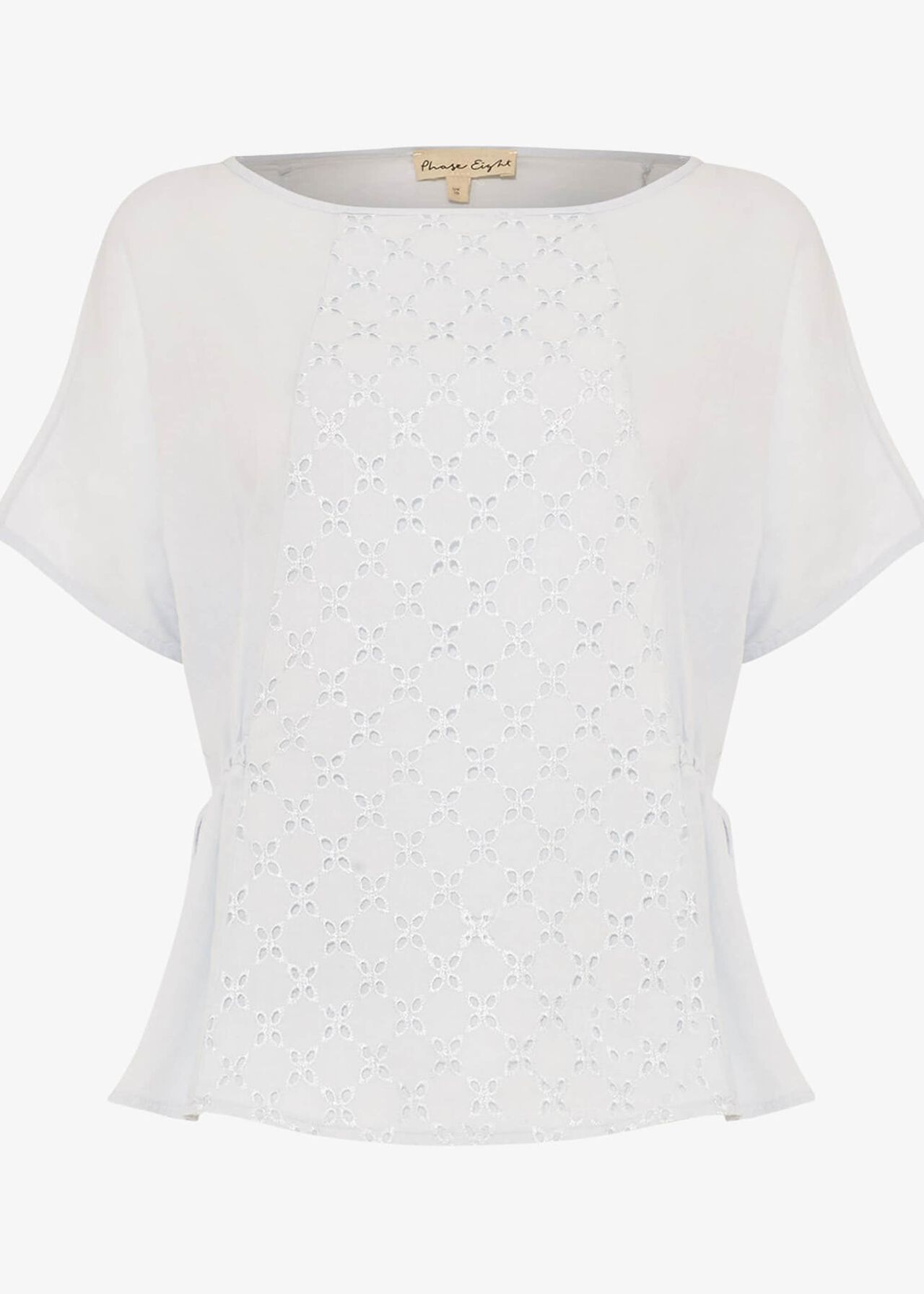 Ami Broidery Front Blouse